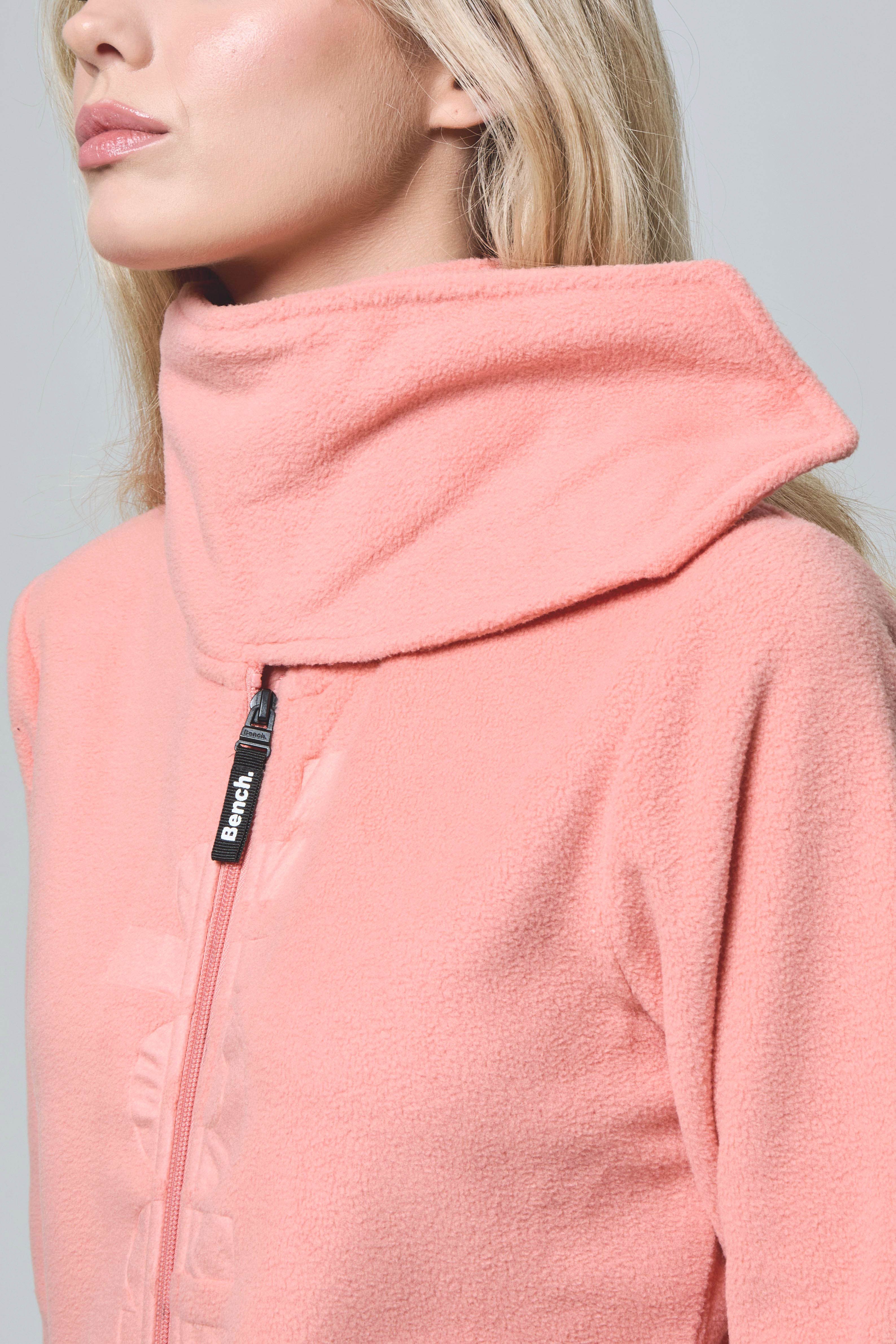 Bench. Fleecejacke FINISH mit Logodruck