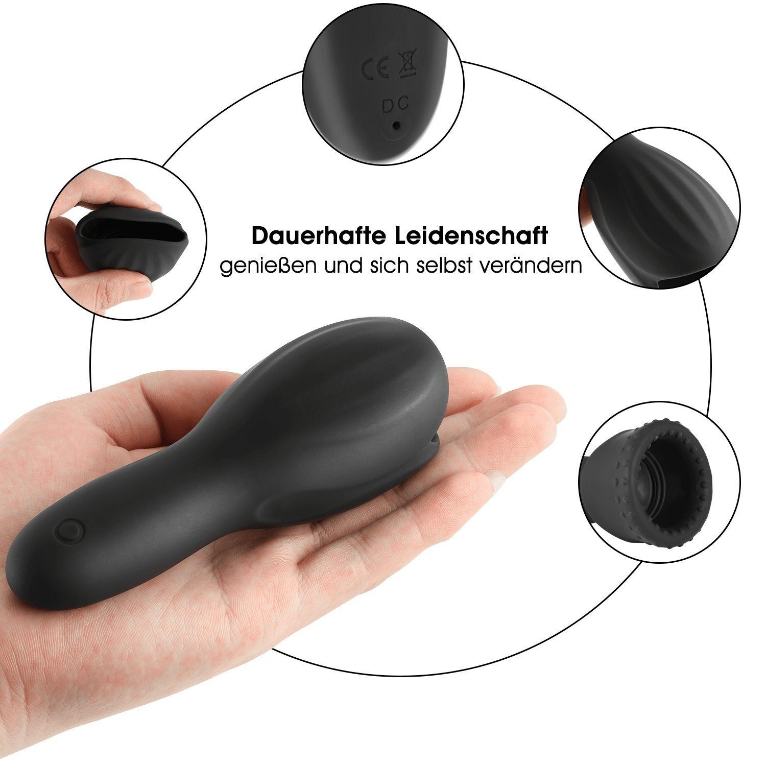 Eichel Eichel-Masturbator Trainer Penis Vibrationsmodi, Vibrator Männer Für LOVONLIVE 10 Massager Sexspielzeug