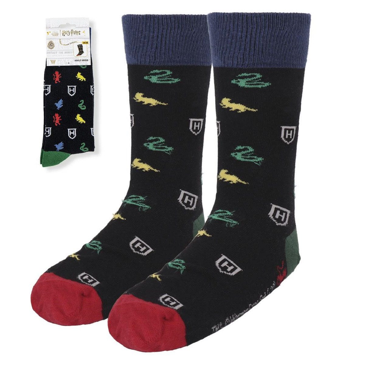 Cerda Socken Harry Potter Socken Erwachsene Unisex Größe 38-45 Baumwolle