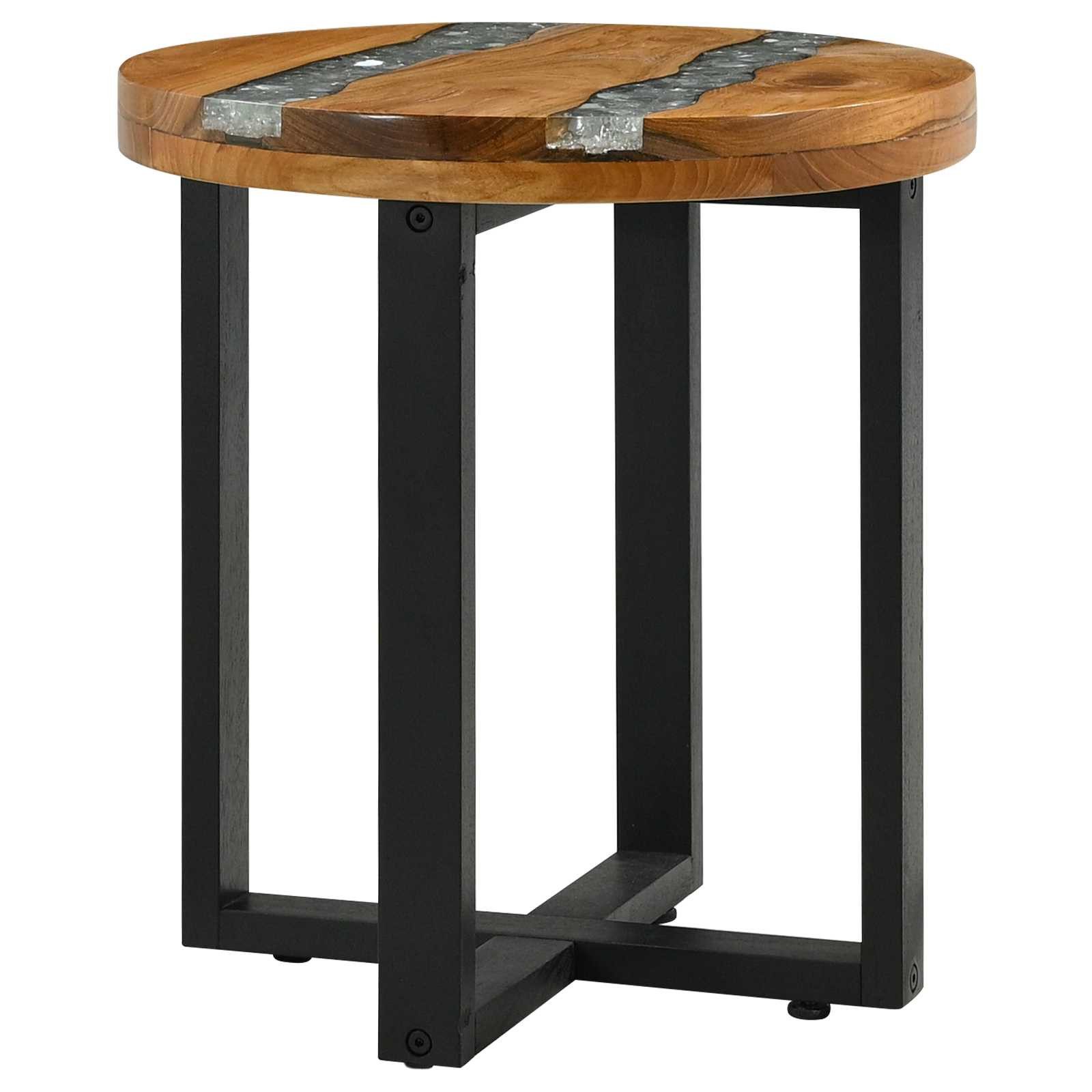 vidaXL Couchtisch Couchtisch Braun 40 x 40 x 45 cm Massives holz (1-St)