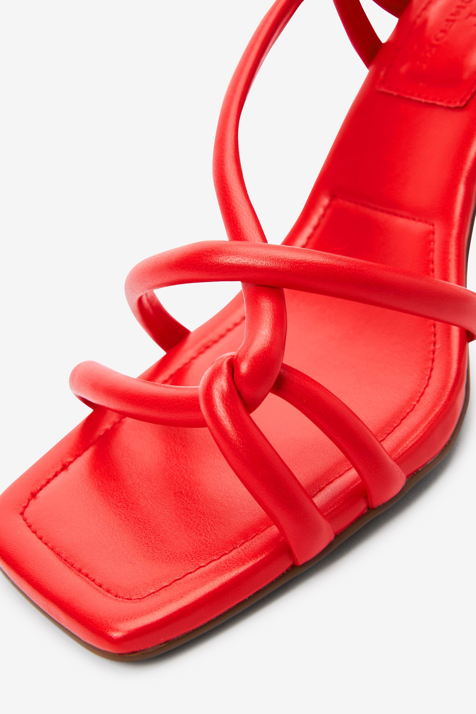 Schlauchsandalen Sandalette Asymmetrische Forever Next (1-tlg) Comfort® Red