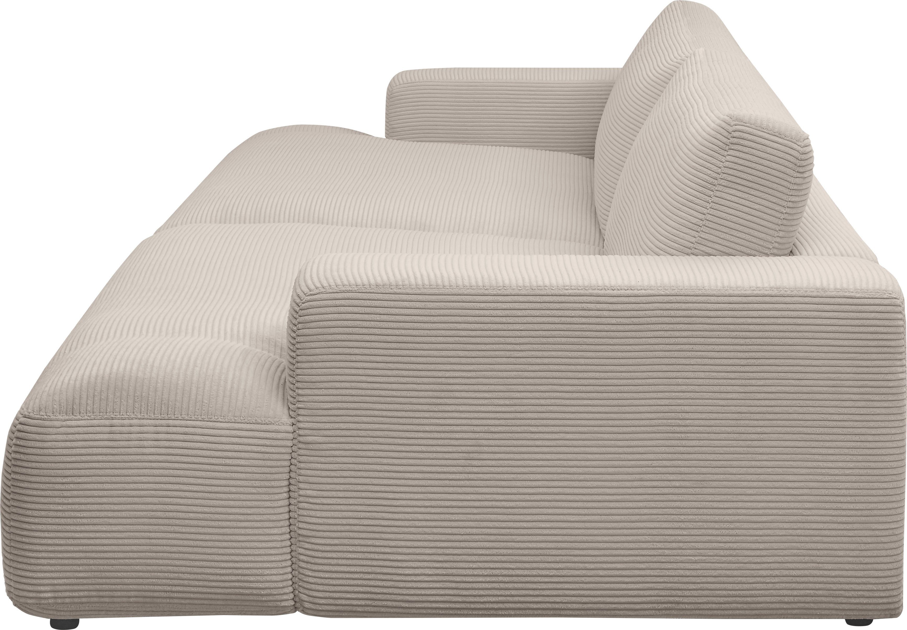 GALLERY M branded by Cord-Bezug, 292 Lucia, cm light-grey Breite Loungesofa Musterring