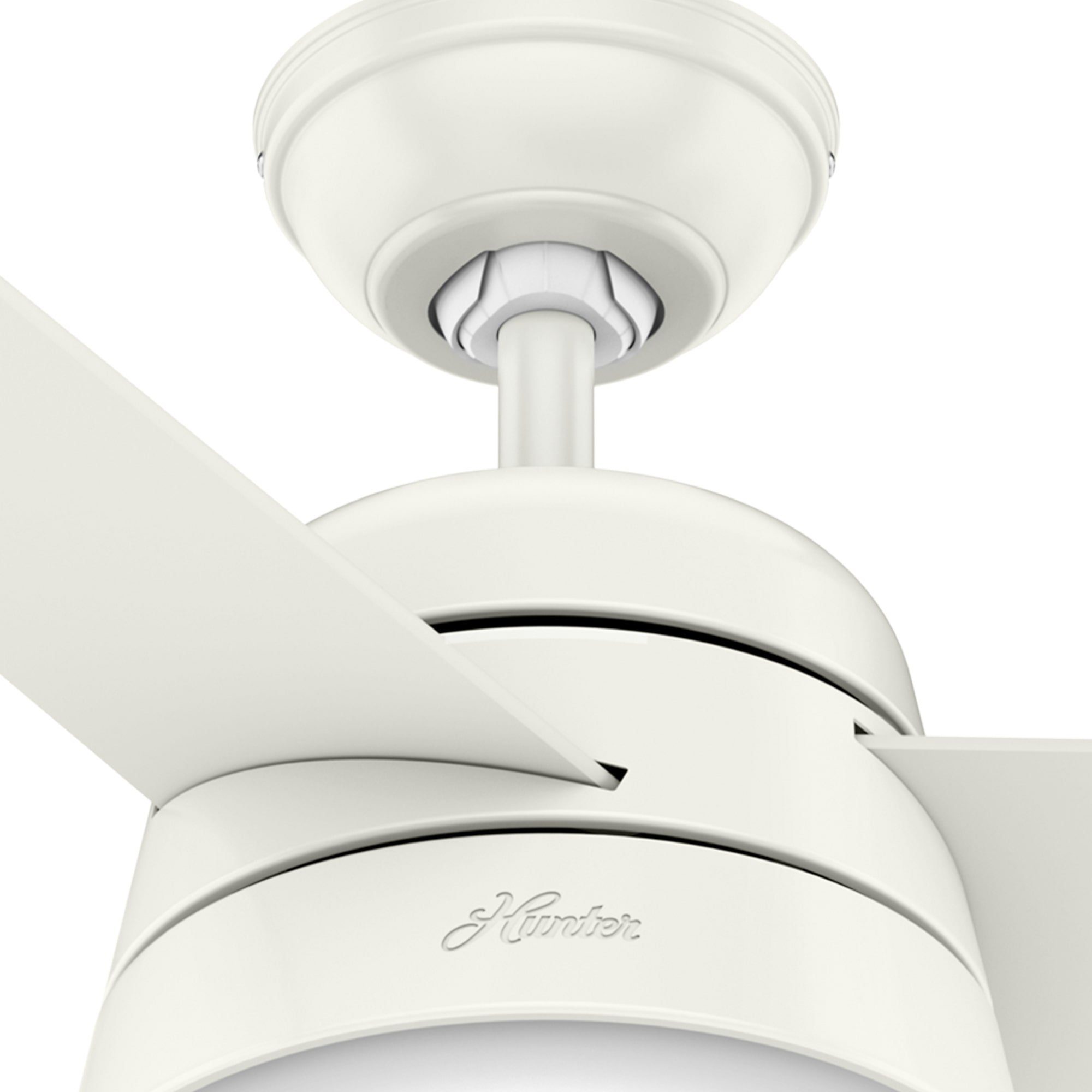 Hunter Deckenventilator Deckenventilator Finley S Weiß mit Licht & Fernbedienung