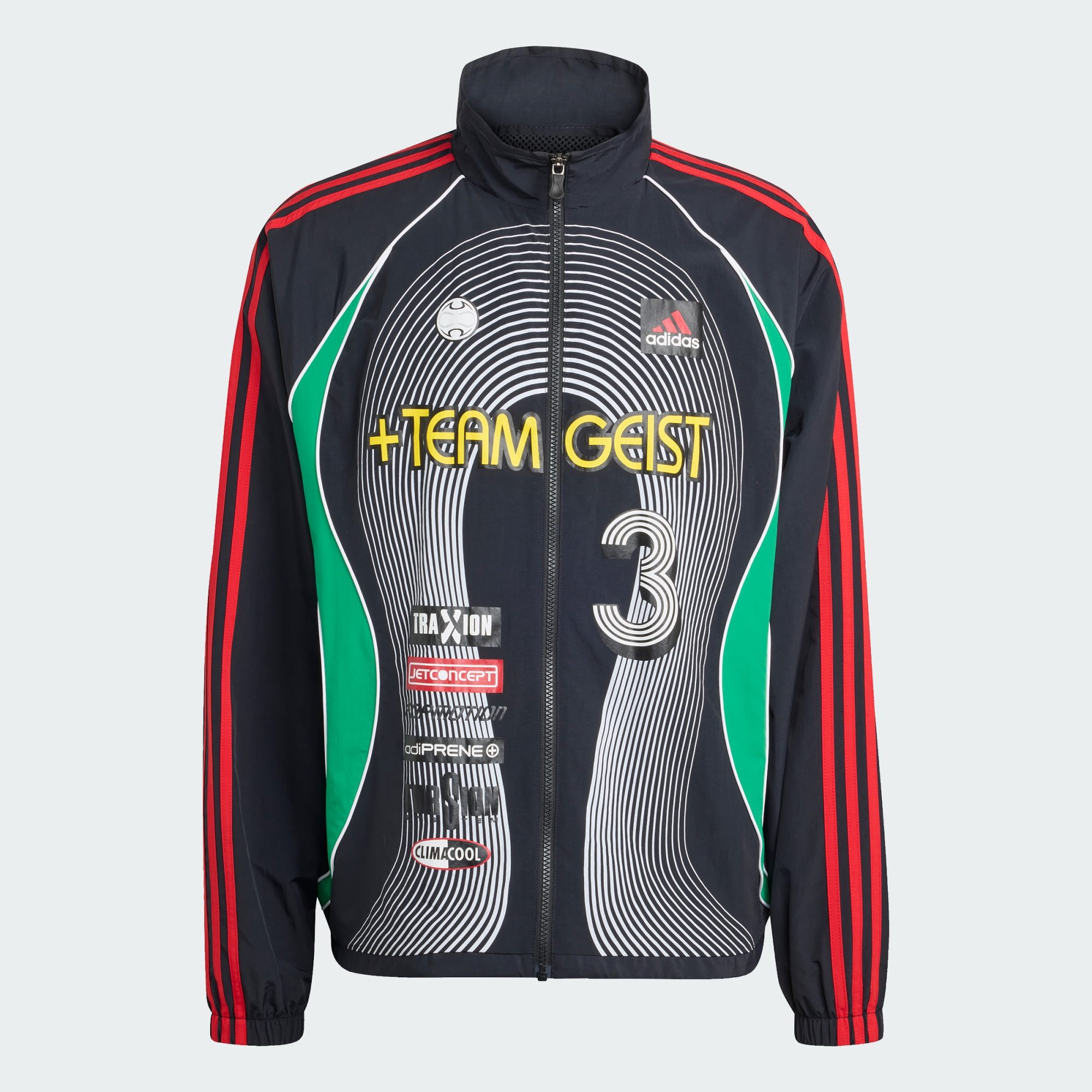 adidas Originals Trainingsjacke TEAMGEIST MOTO TRACK TOP (1-St)