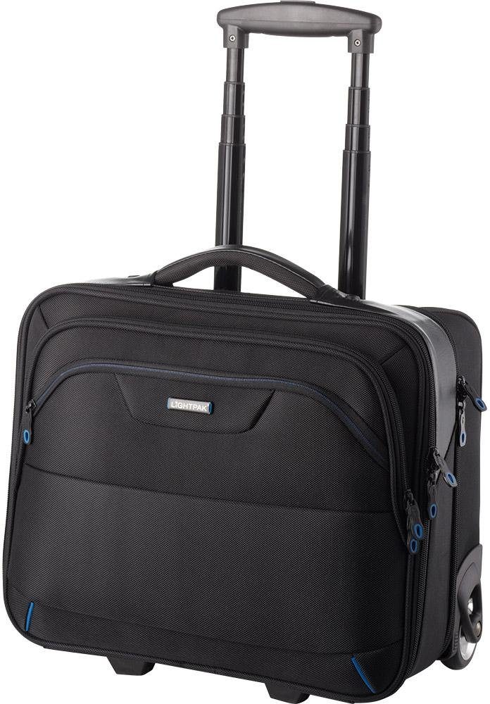 LIGHTPAK® Business-Trolley Executive Line, Bravo I, 2 Rollen, Handgepäck Koffer mit Laptopfach