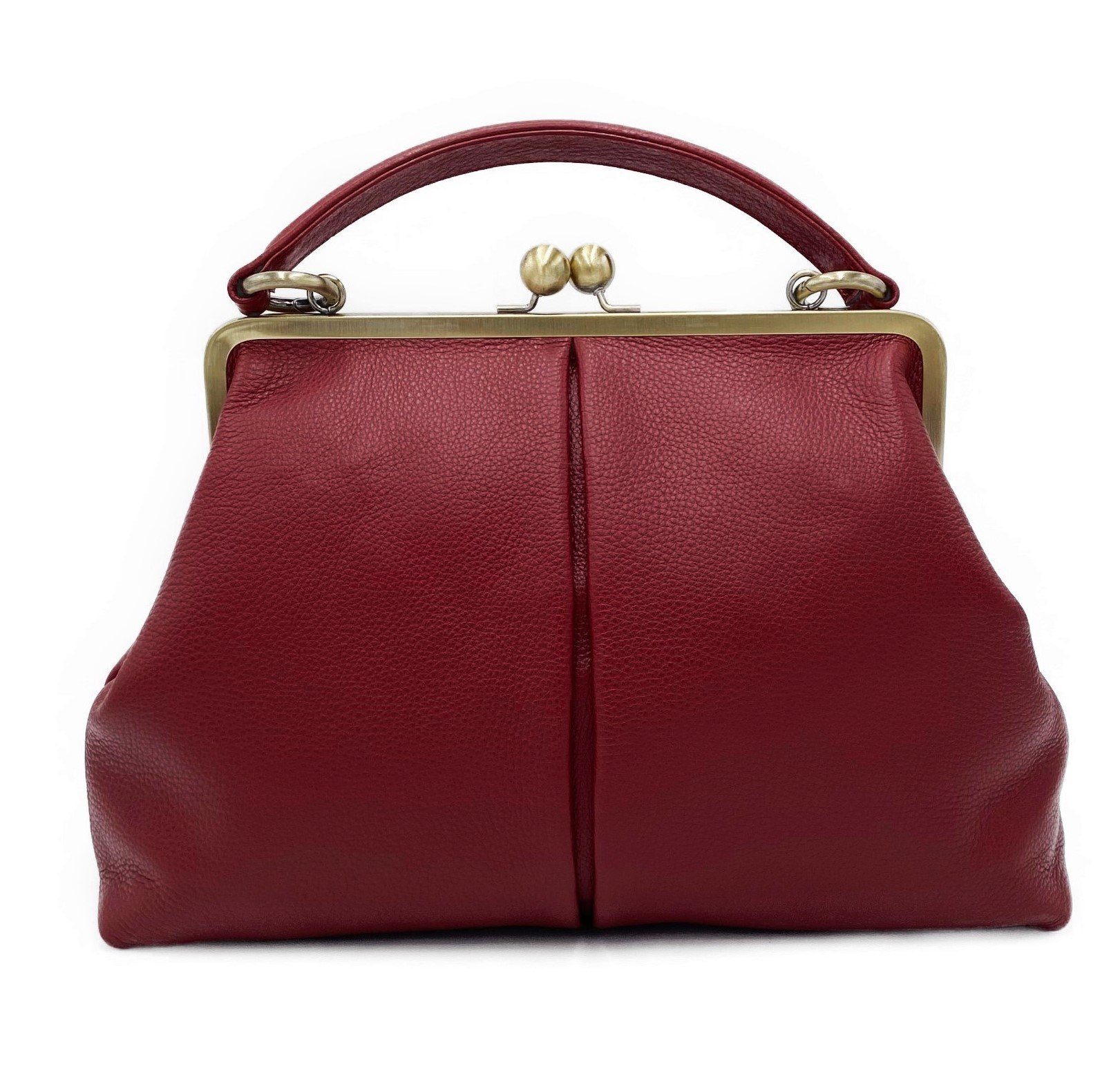 Taschenkinder Handtasche Handtasche Leder "Große Olive" Damentasche, Schultertasche, Vintage, Echtes Leder vom Rind, sehr weich und geschmeidig.