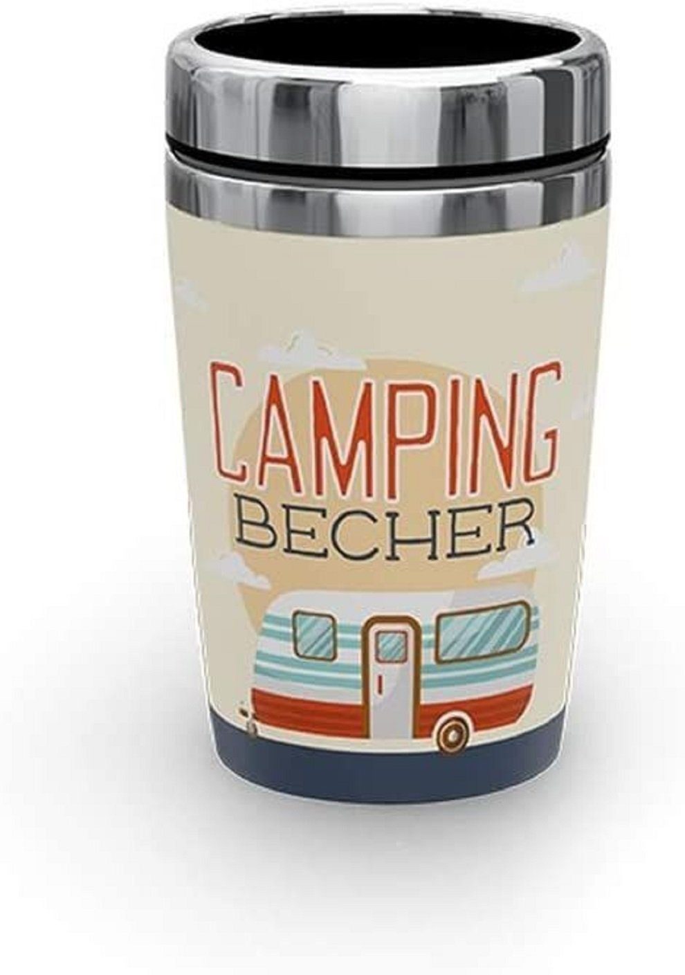 Thermobecher "Camping für Becher", Zeit Vida La Vida La To Thermobecher dich Go