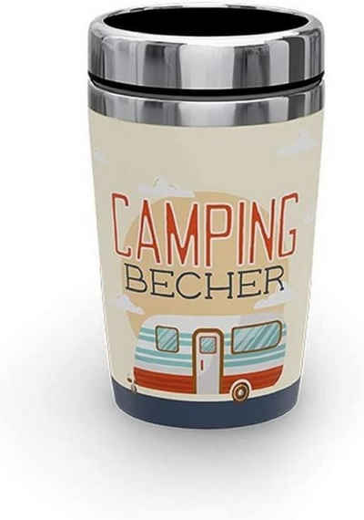 La Vida Thermobecher Thermobecher To Go "Camping Becher", La Vida Zeit für dich