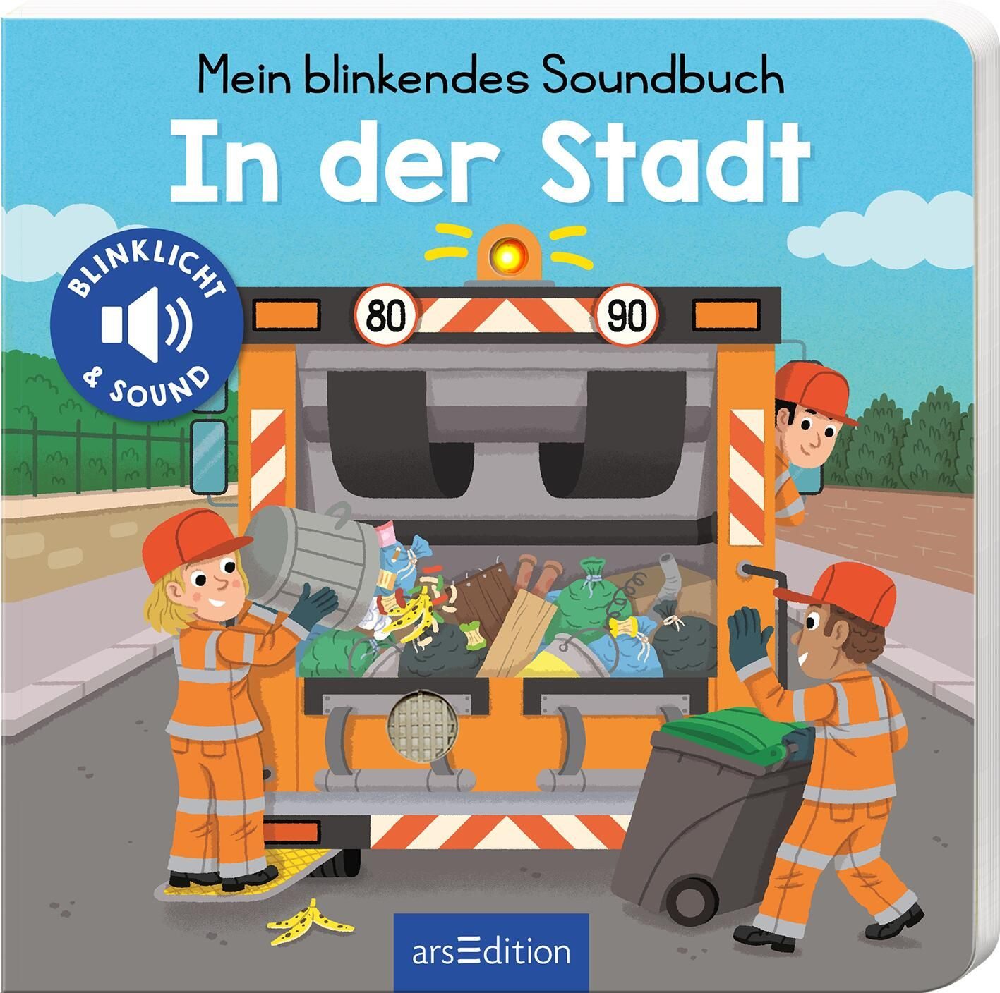Mein blinkendes Soundbuch – In der Stadt / diverse, Sound mit 1 LED