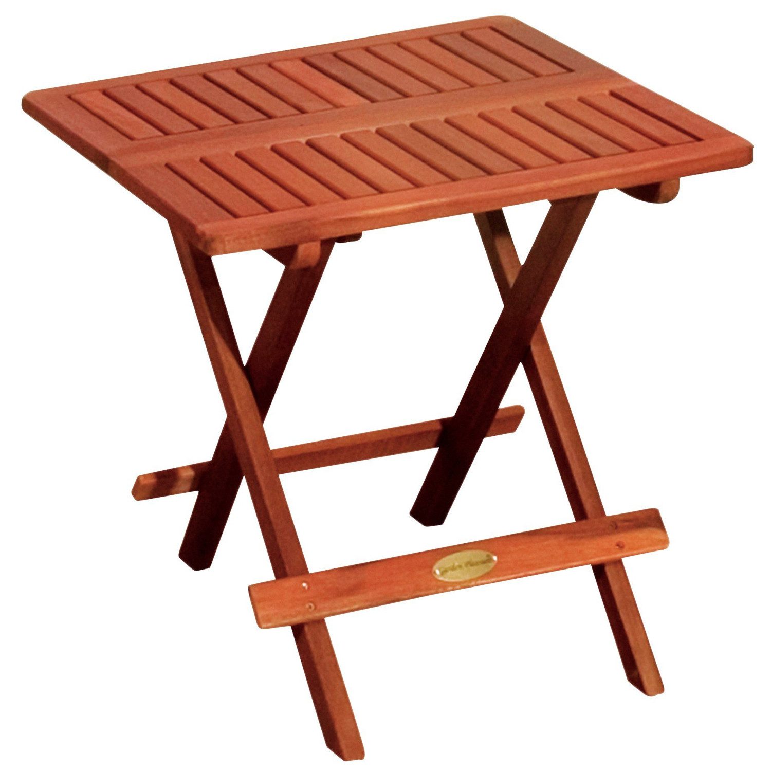 Gartentisch Klapptisch Beistelltisch Balkontisch Holztisch geölt 50x50cm