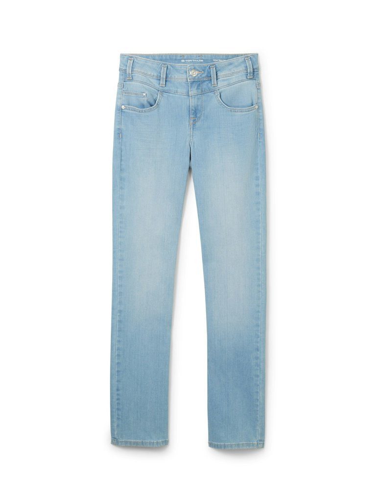 TOM TAILOR 5-Pocket-Jeans Tom Tailor Alexa straight LIGHT STONE