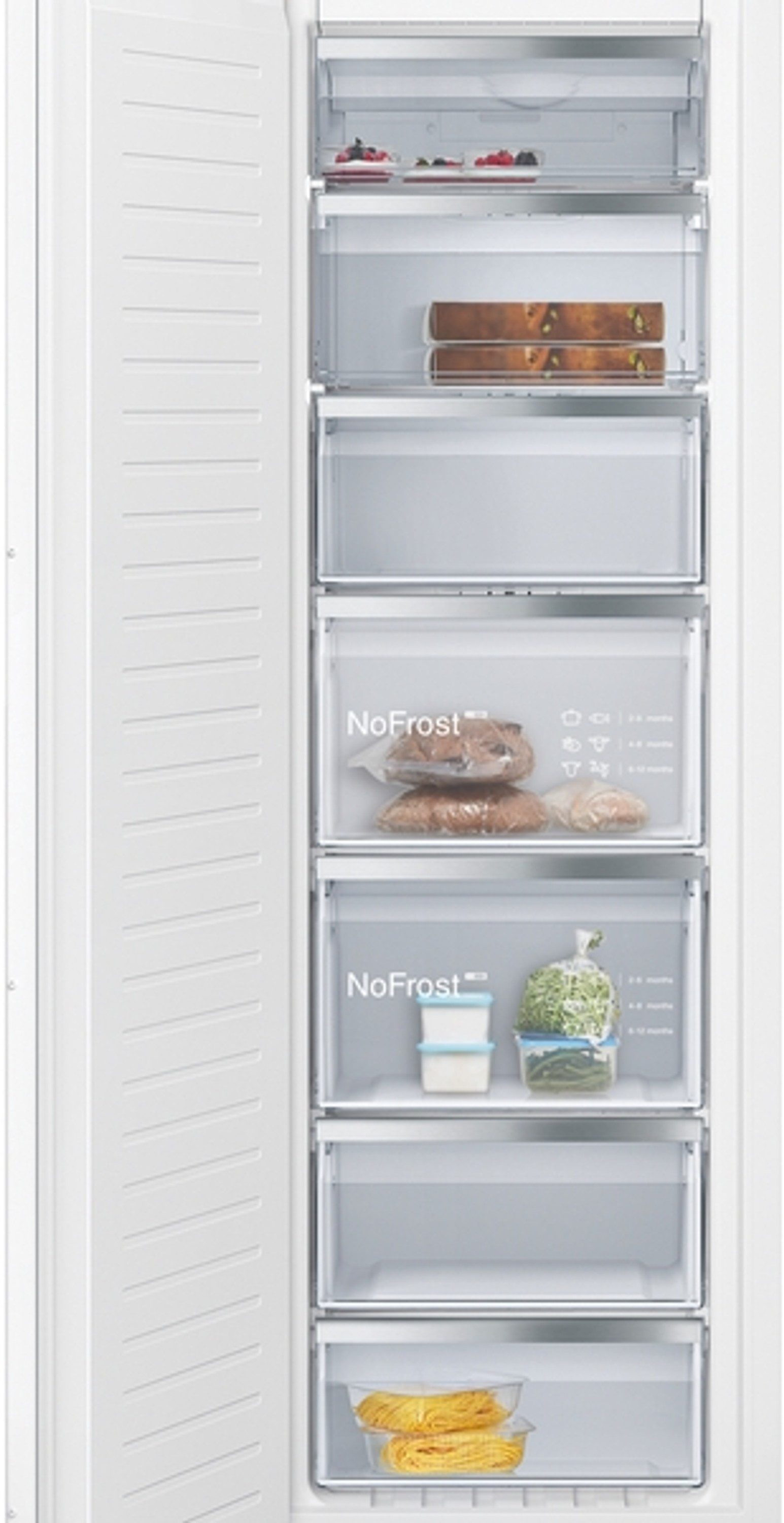 SIEMENS Einbaugefrierschrank iQ500 GI81NACE0, 177 cm hoch, 56 cm breit, noFrost, softClosing-Türsystem