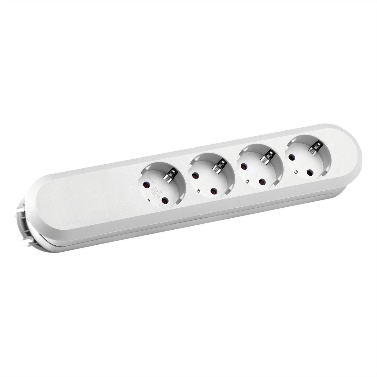Bachmann SMART Steckdosenleiste 4xCEE7/3 weiß Steckdosenleiste (Kabellänge 0 m), ohne Zuleitung, 381.223K