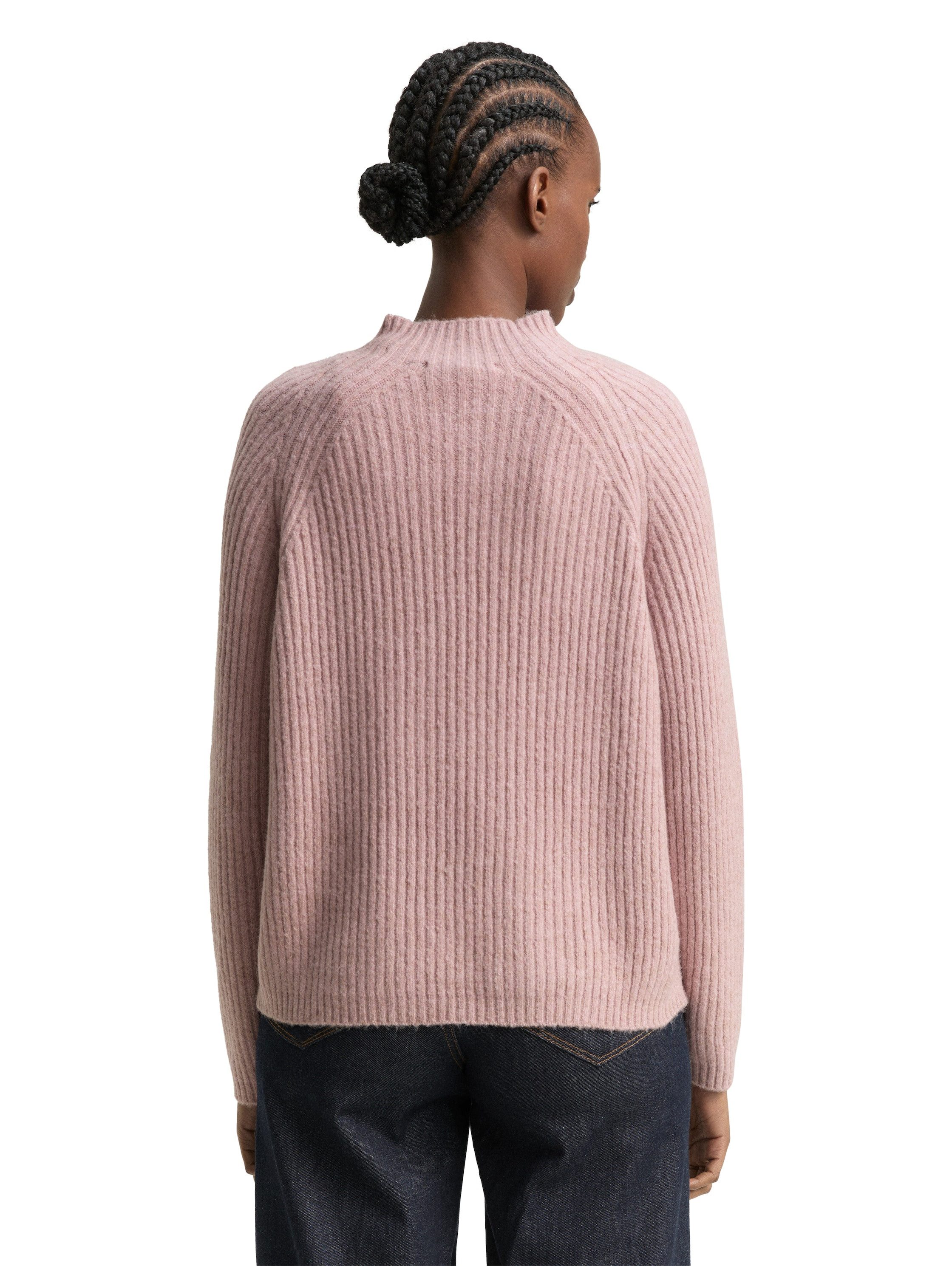 TOM TAILOR Denim Strickpullover mit Stehkragen günstig online kaufen