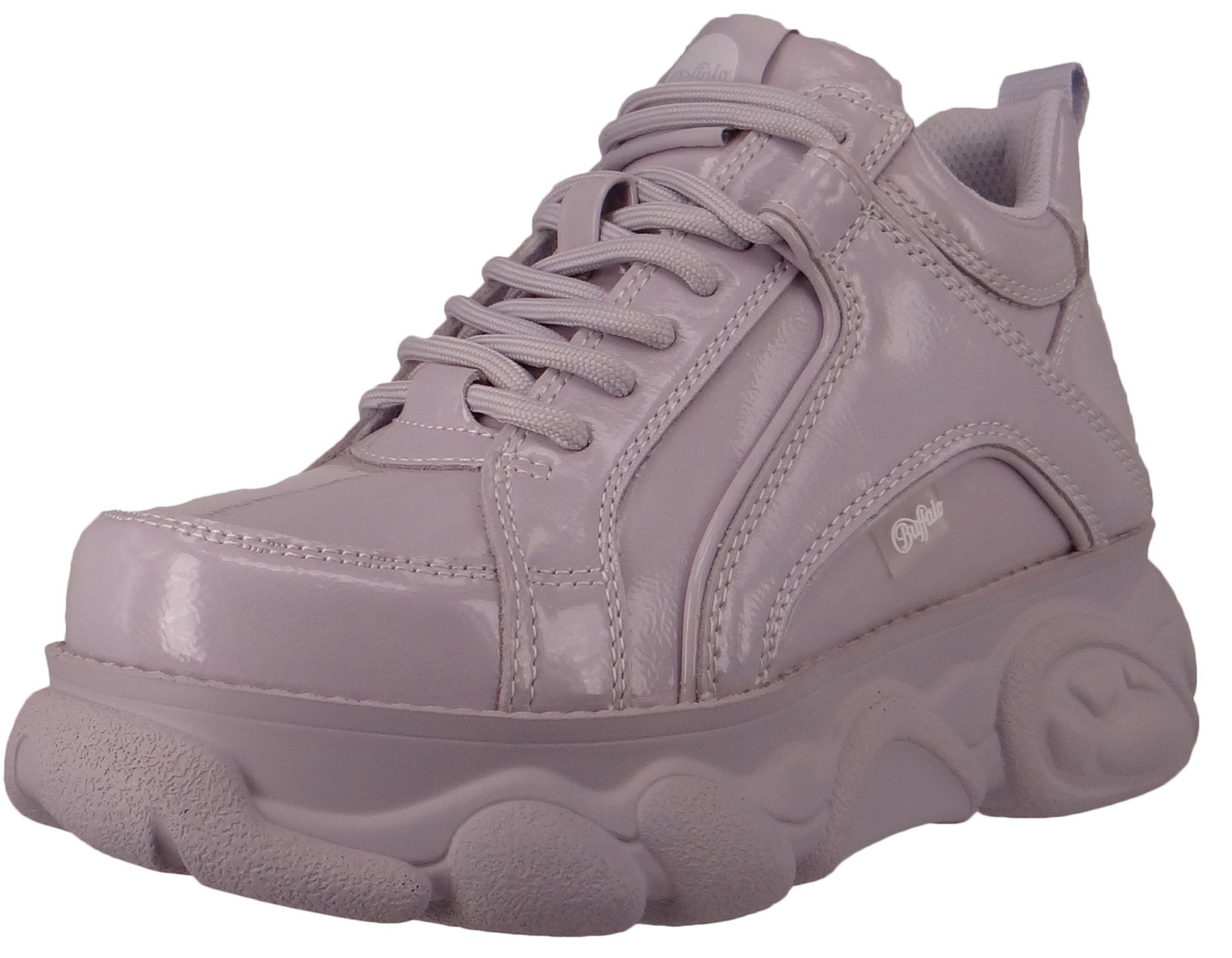 Buffalo 1630876 CLD Corin Patent Low Top Lavender Sneaker