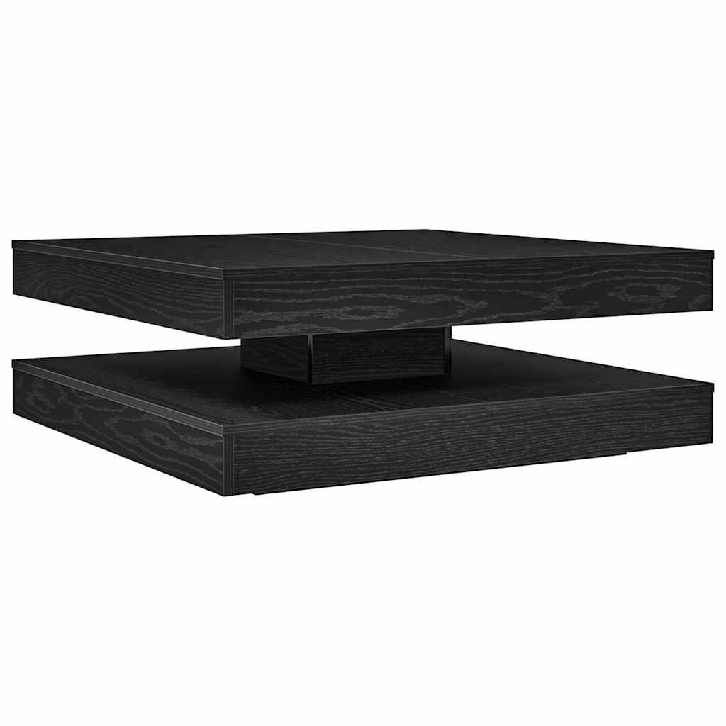 vidaXL Couchtisch Couchtisch 360-Grad Drehbar Schwarz günstig online kaufen