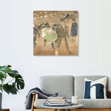 Posterlounge Alu-Dibond-Druck Henri de Toulouse-Lautrec, Tanz des Cancan, Wohnzimmer Illustration