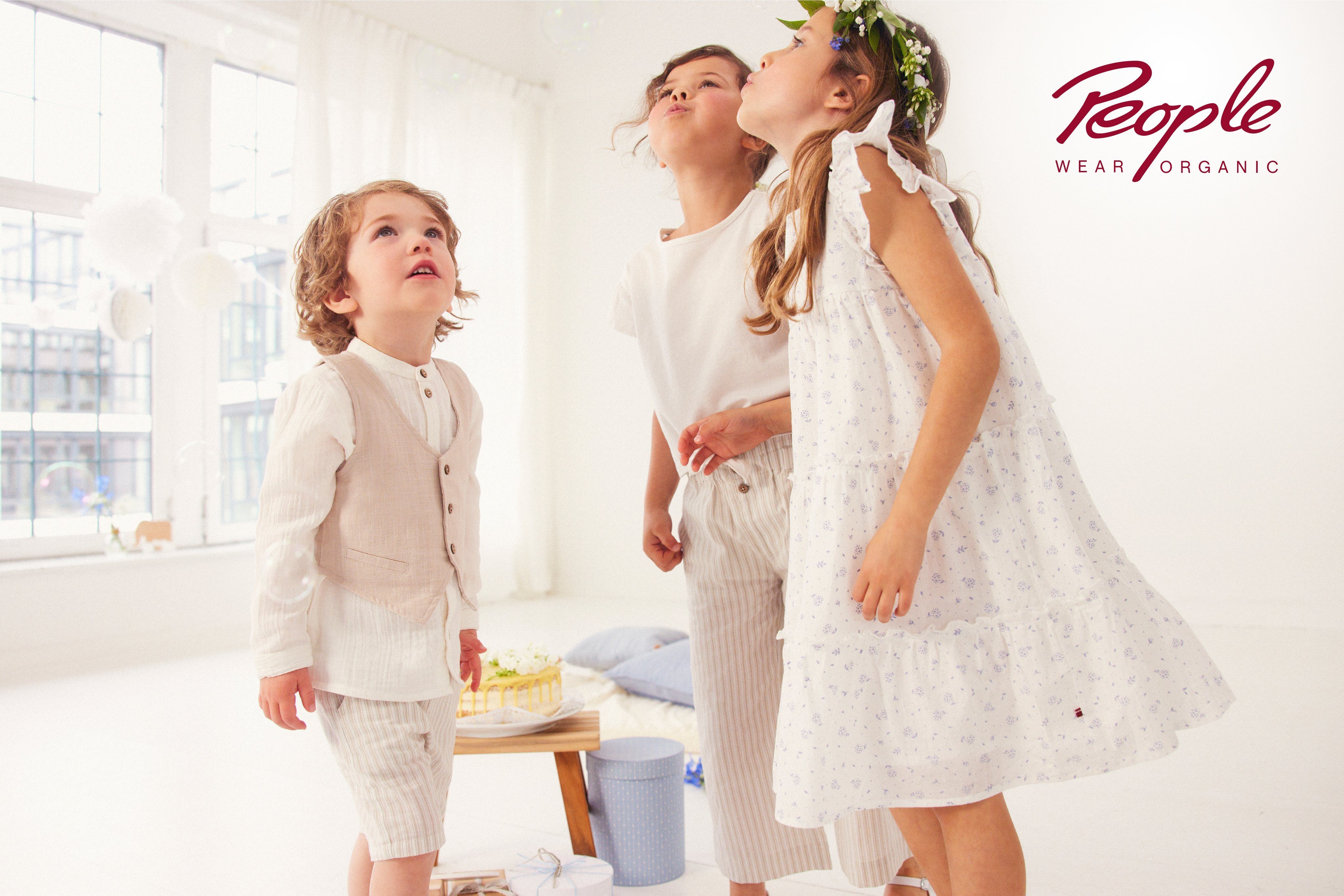 People Wear Organic Sommerkleid, Kurzarmkleid aus Bio Baumwolle, GOTS zertifiziert – Bild 5 von 5