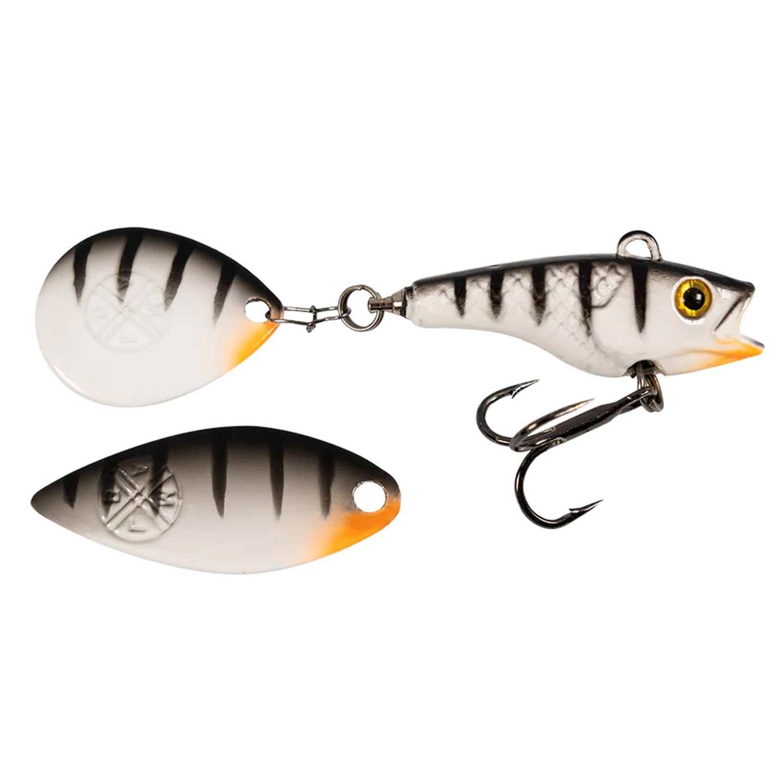 LMAB Kunstköder, LMAB KØFI Good Vibe White Tiger 21g Jigspinner