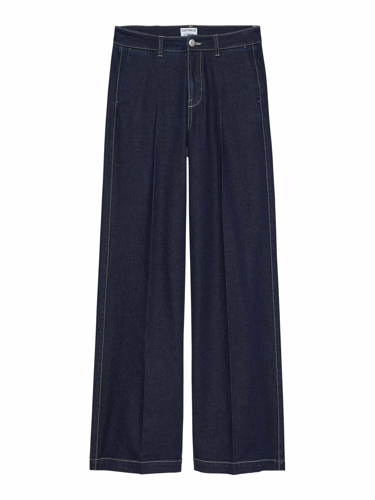 Catwalk Junkie Gerade Джинсы - Джинсыhose mit weitem Bein in dunkler Waschung