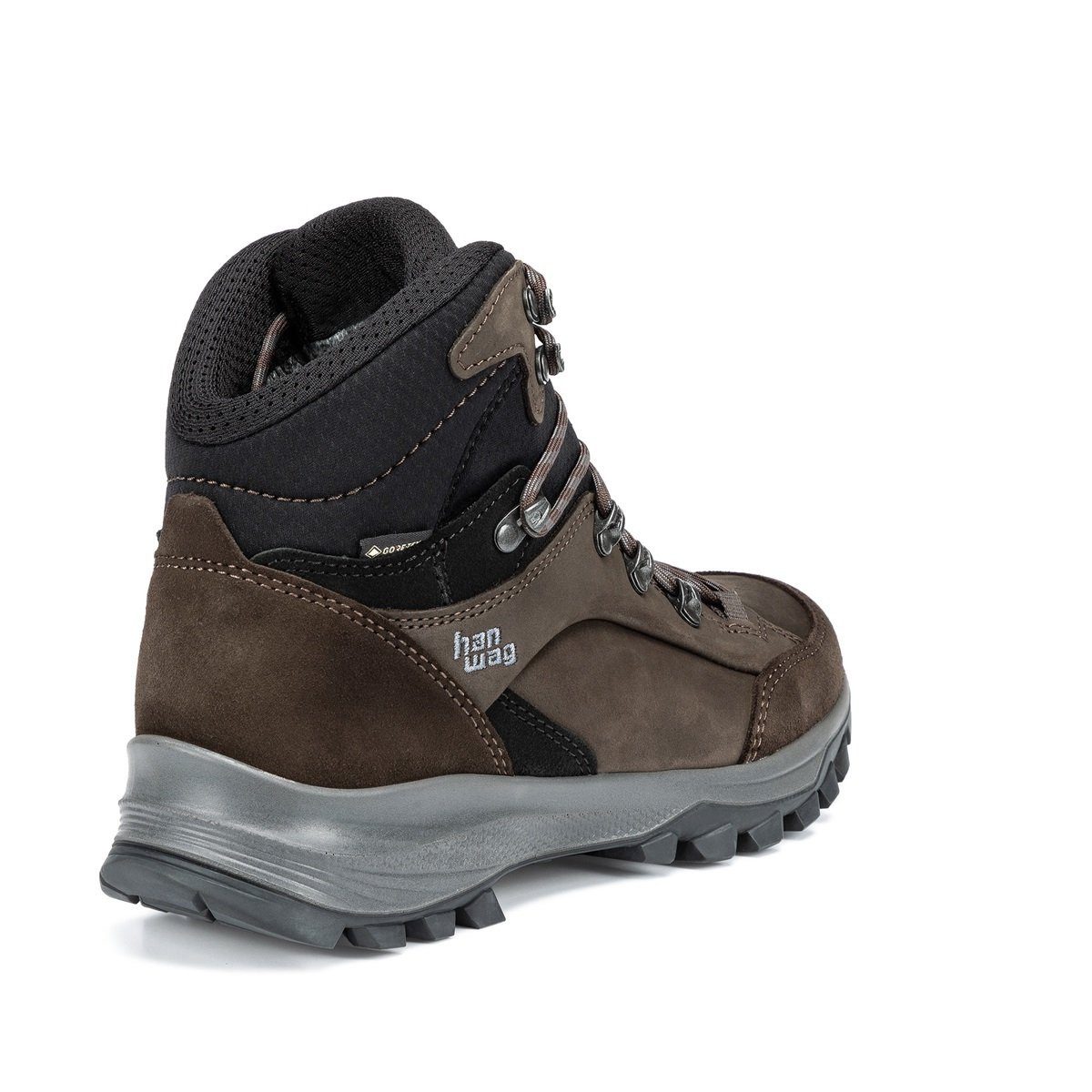 Hanwag Banks Lady GTX (Nubukleder, wasserdicht) moccabraun/schwarz Damen Wanderschuh