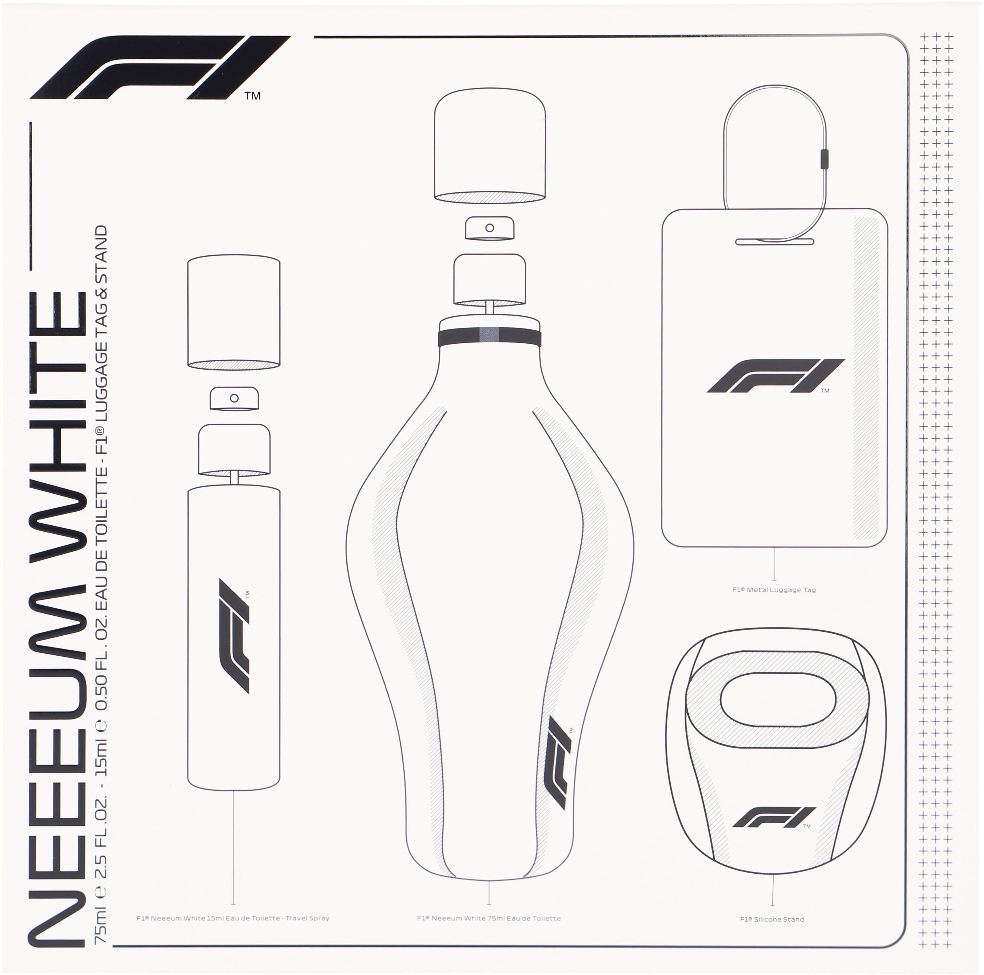 F1 Duft-Set Neeeum White, 4-tlg