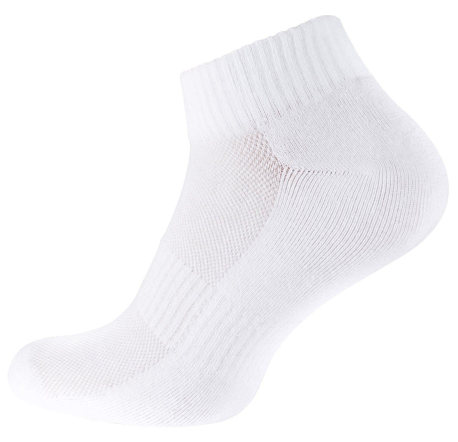 Stark Soul® Sportsocken 6 Paar Quarter Socken-Sportsocken mit Mesh-Strick und Frotteesole 6 Paar