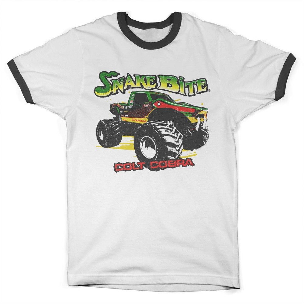 Bigfoot T-Shirt Snake Bite Colt Cobra Monster Truck Ringer Tee