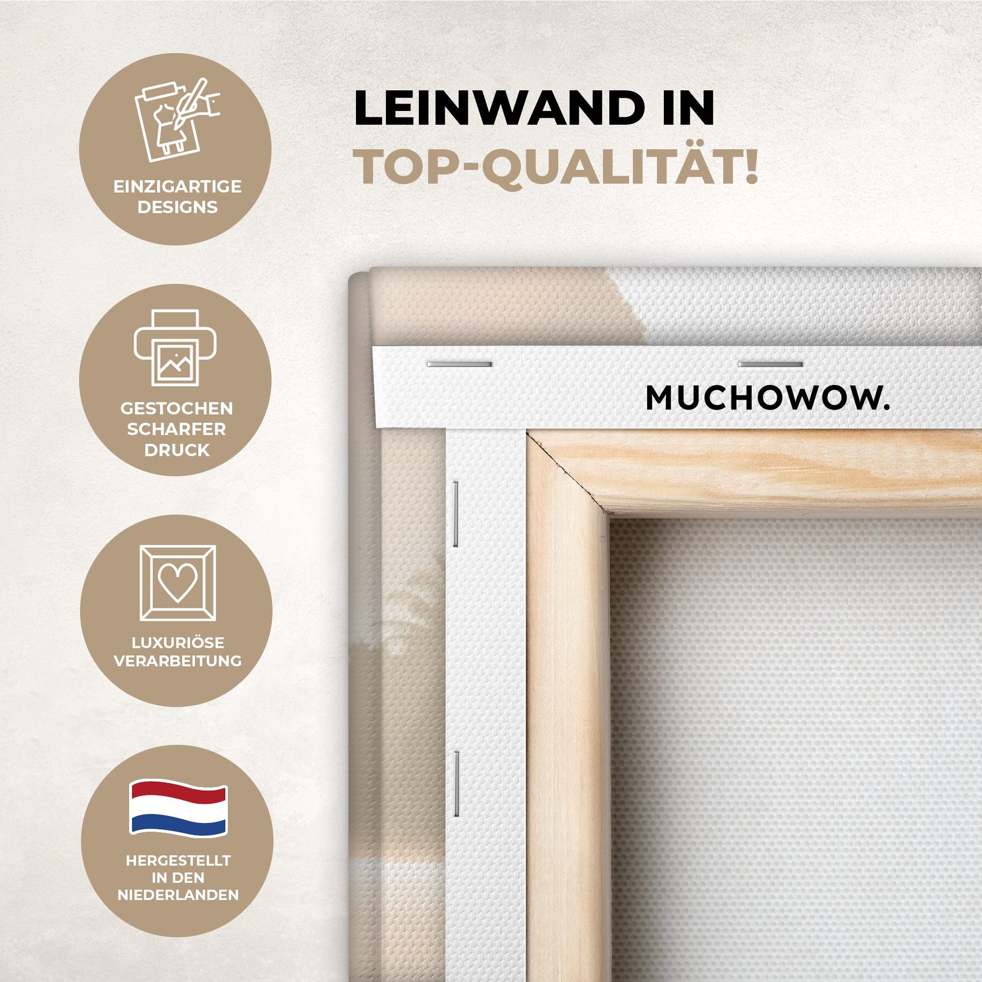 OneMillionCanvasses® Leinwandbild Landschaft - Wald - günstig online kaufen