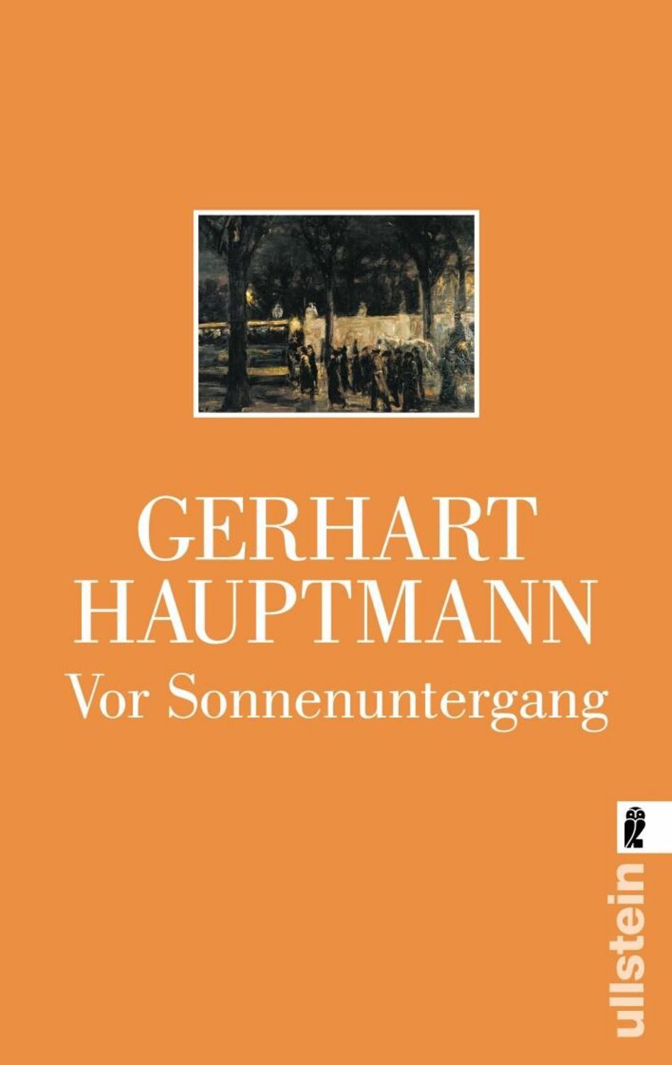 Vor Sonnenuntergang / Gerhart Hauptmann