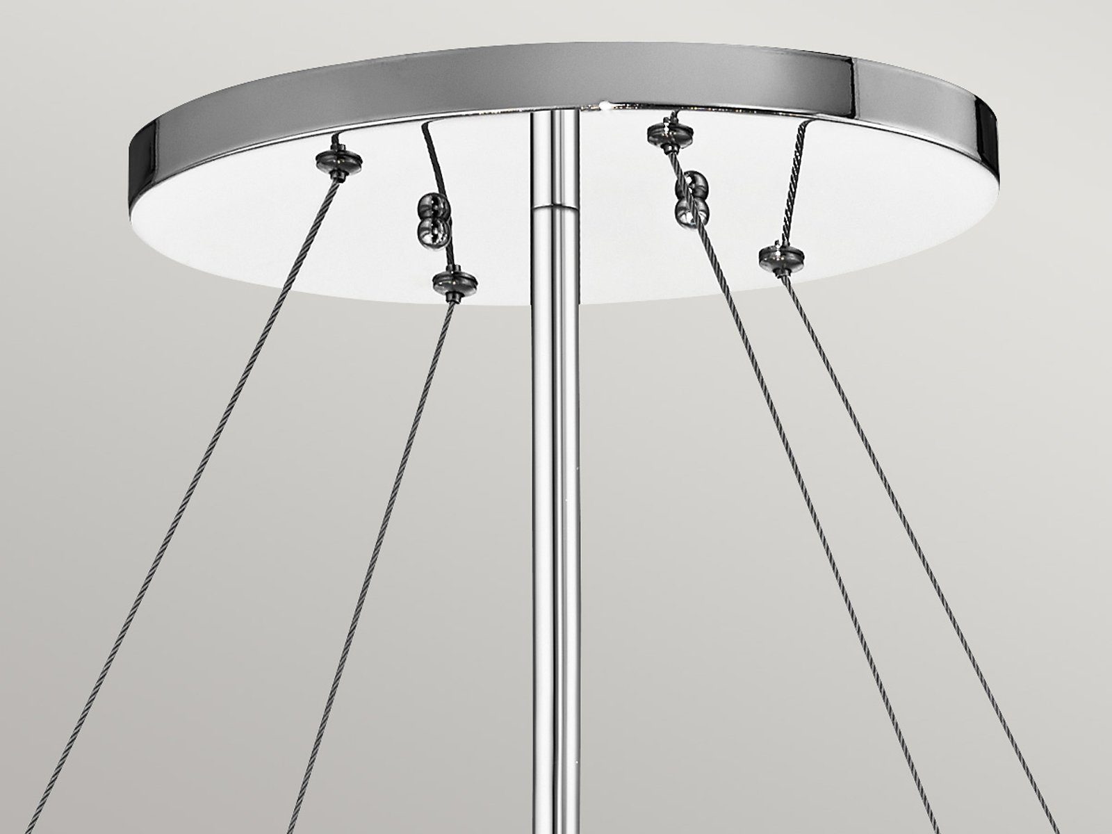 Kichler LED Kronleuchter, LED wechselbar, warmweiß, Kristall-Lüster groß Pendelleuchte über-n Esstisch & Kochinsel, B 92cm