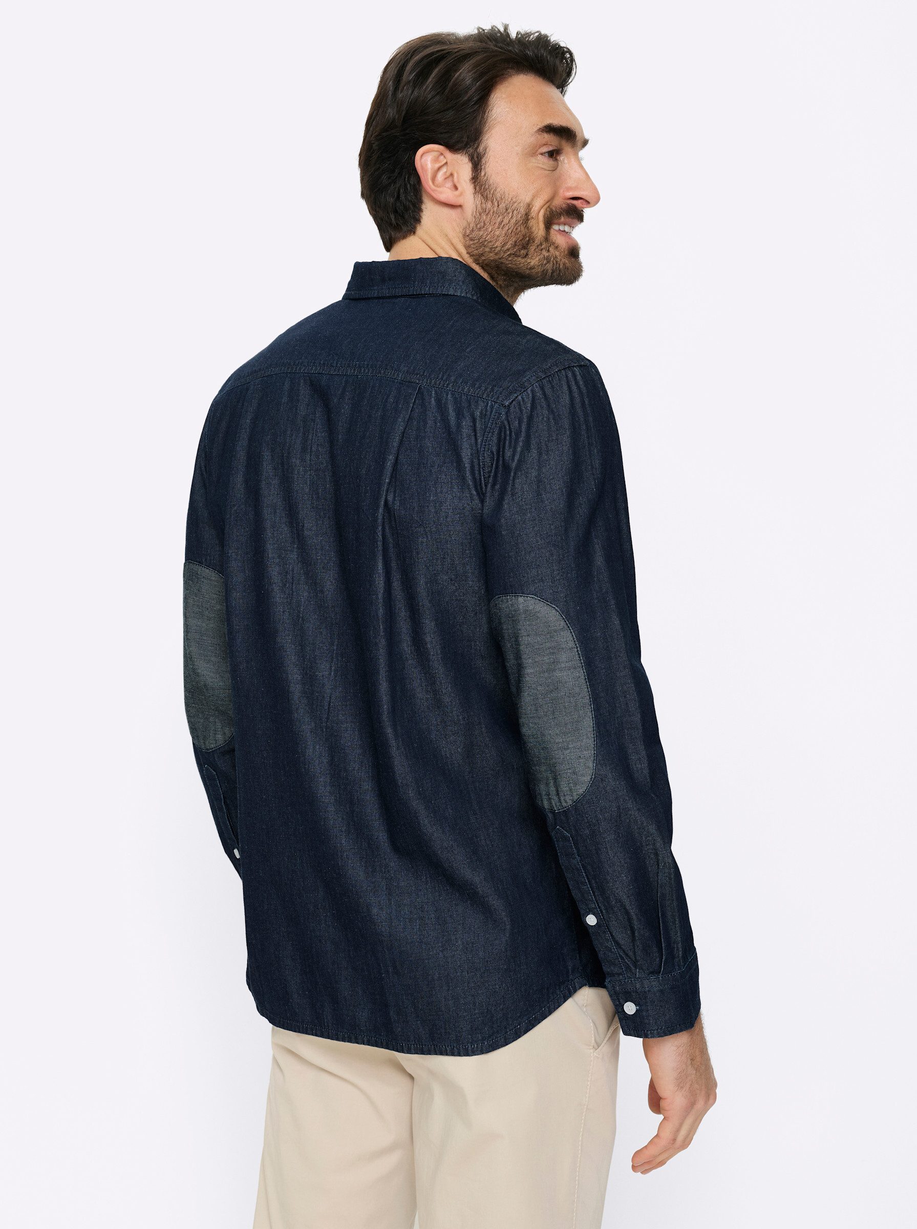 Witt Funktionshemd Jeans-Hemd Langarm