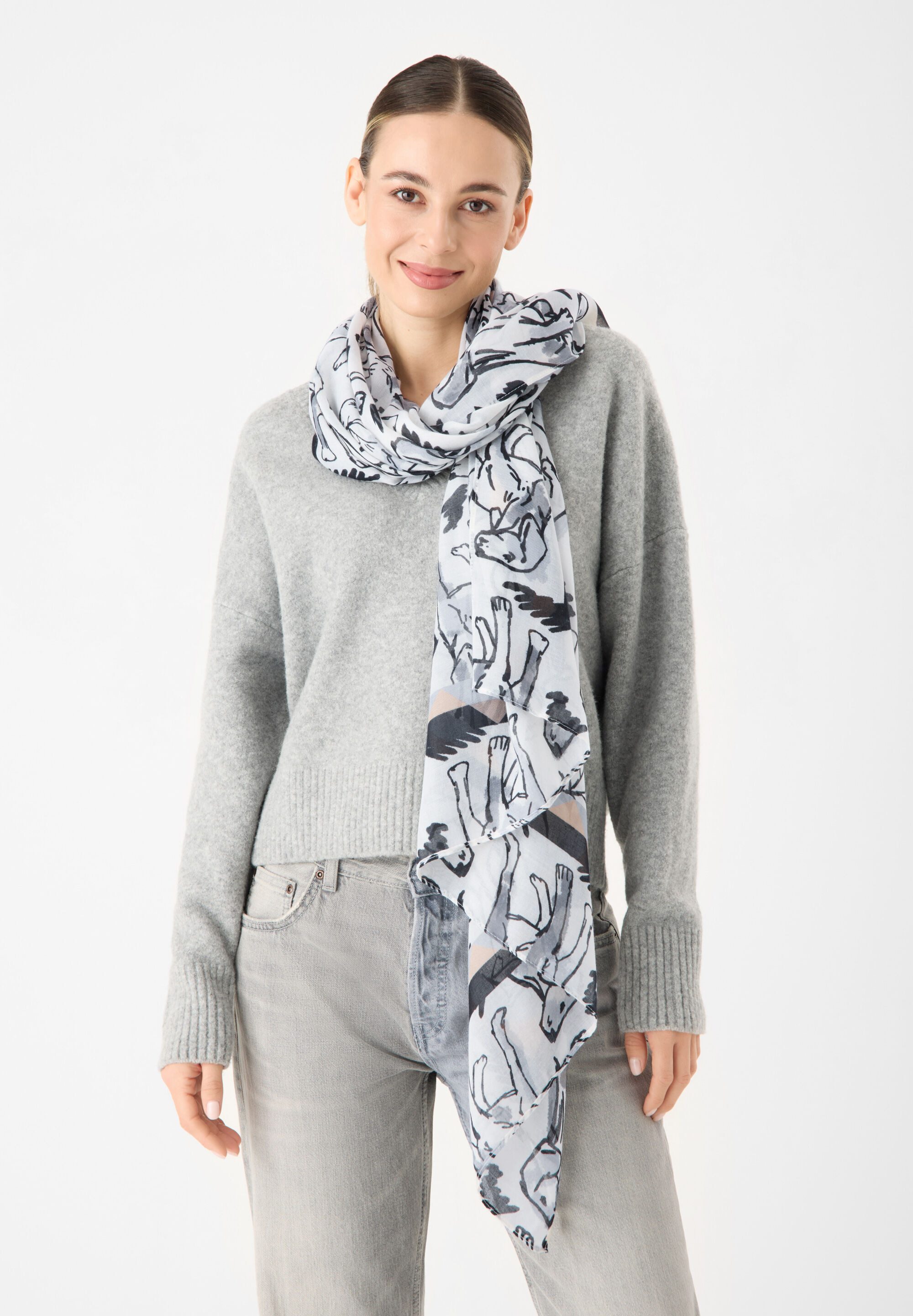 Codello Modeschal, (1-St), mit Allover-Hunde-Motiv