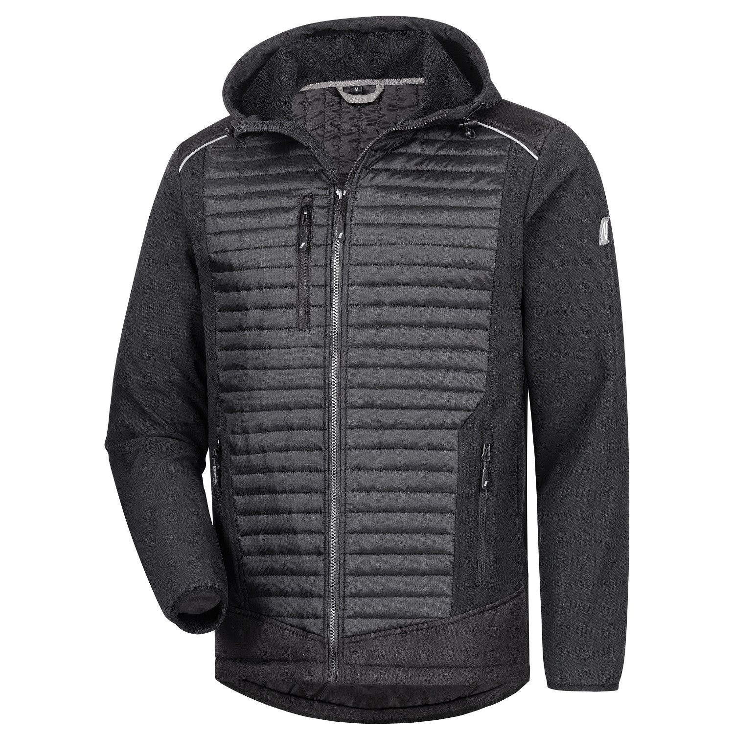 Nitras Arbeitsjacke Hybridjacke "MOTION TEX PLUS" schwarz