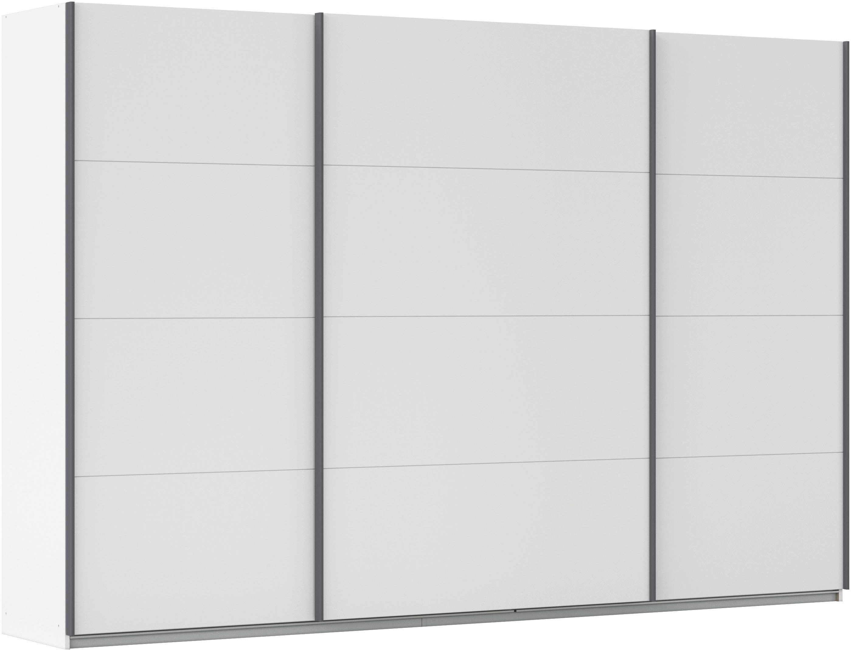 OTTO home Schwebetürenschrank Kleiderschrank Schrank Garderobe AGORDO mit Dekor- oder Hochglanzfront (Breiten 203/271/315/360 cm in drei Griff-Farben - NEU: Farbe SCHWARZ) durchdachte Innenausstattung, in 4 Breiten und 2 Höhen MADE IN GERMANY