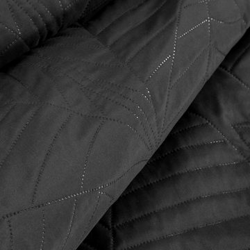 Tagesdecke BONI/6, Design91, Steppung Blätter Muster, Überwurf, Sofadecke, Bettüberwurf