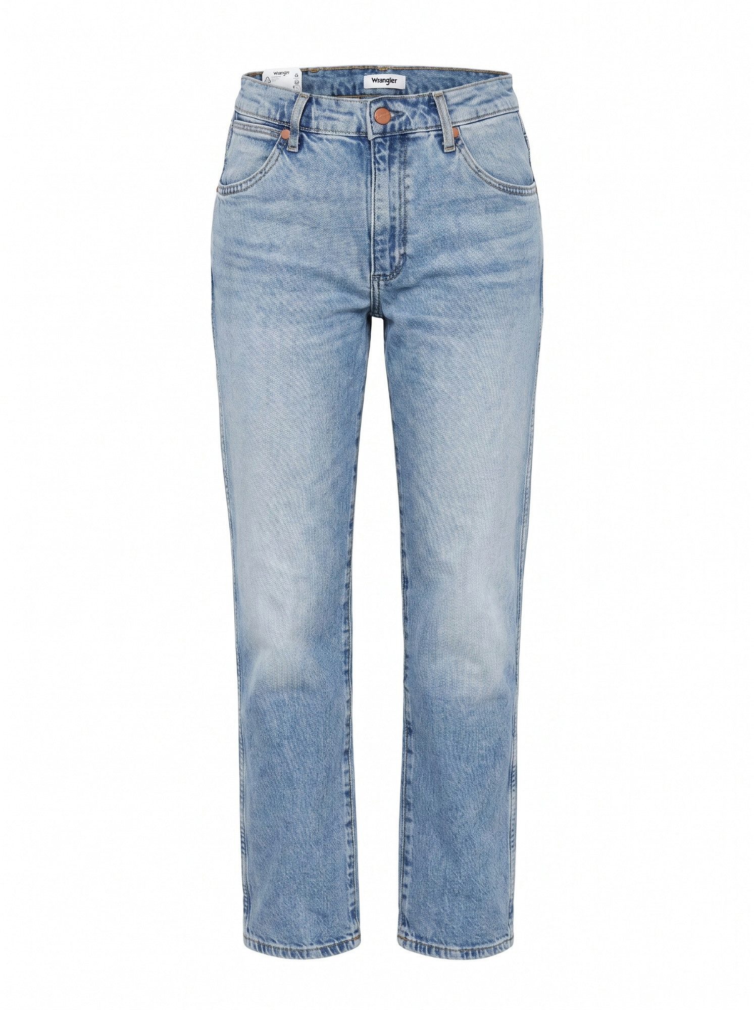 Wrangler Straight-Jeans reguläre, gerade Beinform - SUNSET FROSTY SILVER
