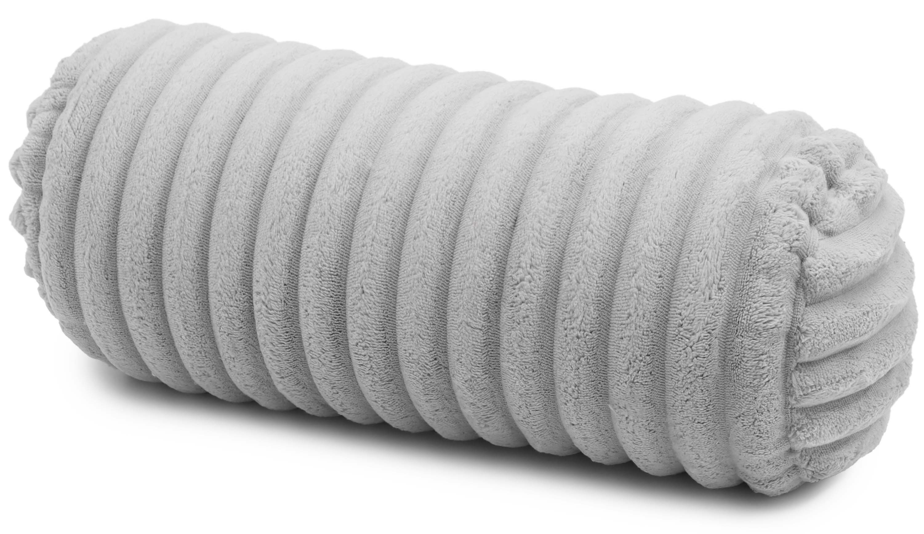 Amilian Nackenrolle 40x15 cm mit Bezug - Kissenrolle - Dekokissen Rolle, Kopfstütze, Nackenstütze mit Bezug, ideal als Kissen, Dekokissen, Sofakissen, Nackenstützrolle, Sofakissen, Lagerungskissen, Schlafkissen