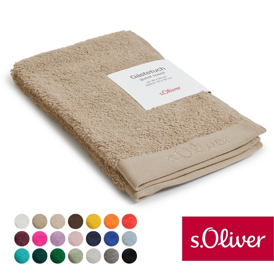 s.Oliver Gästehandtuch s.Oliver, Premium Qualität, 600 gr/m², auch als Sets günstig online kaufen