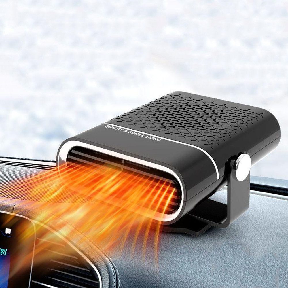 AUDEW Heizlüfter, 150 W, Mini-Heizer 12V tragbar Auto Heizung, ideal für Auto & Büro