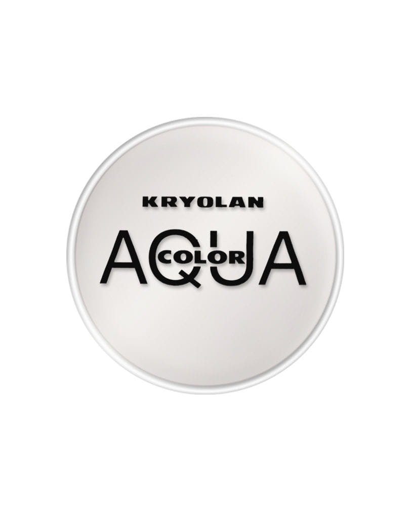 Kryolan GmbH Vampir-Kostüm Kryolan Aquacolor weiß 8 ml - Professionelle Naßsc
