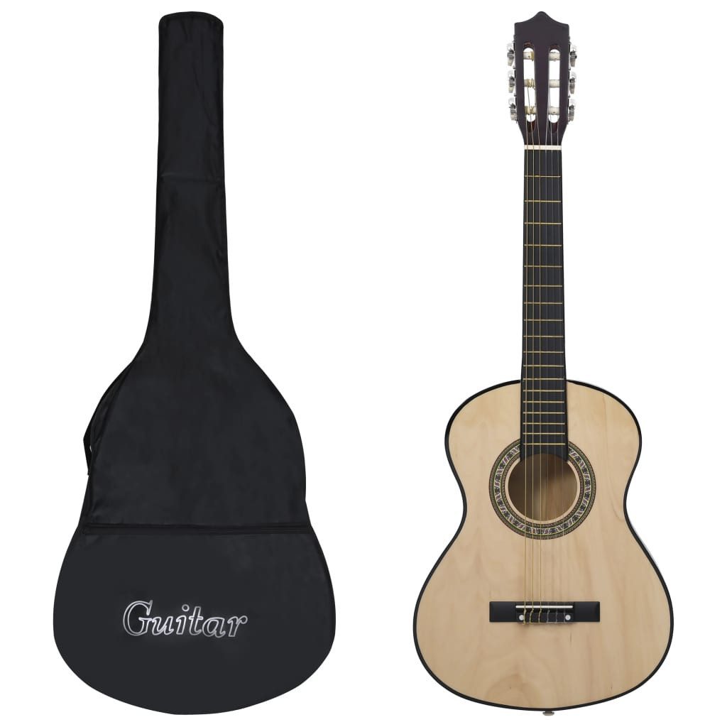 Akustikgitarre Klassikgitarre für Anfänger und Kinder mit Tasche 1 2 34
