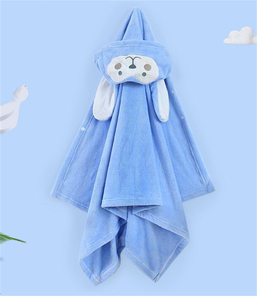 Mädchen Kapuze,für mit Kapuzenhandtuch Kapuzenhandtuch Babybadetuch – BBSCE Blau Kinder Baby