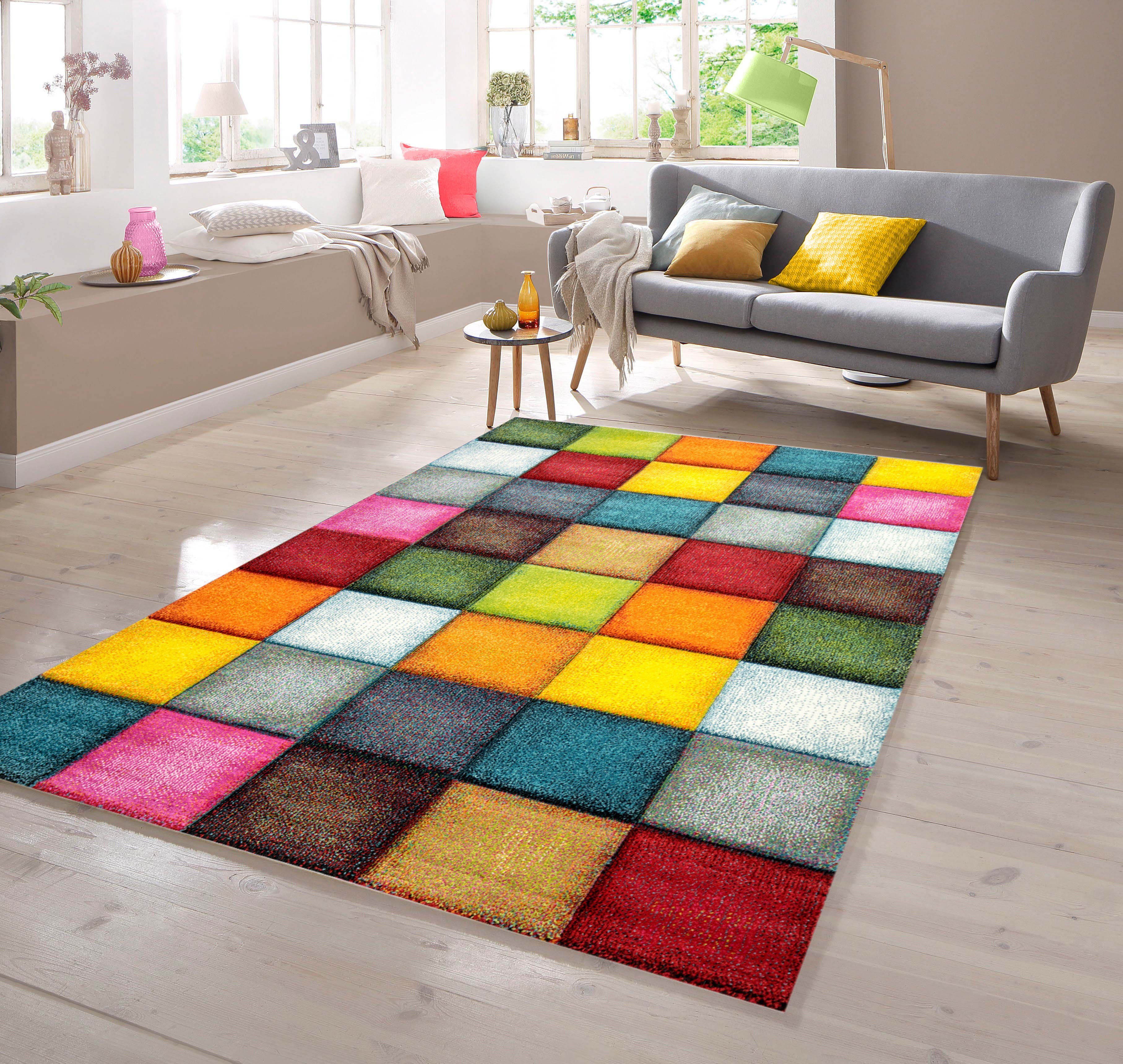 TeppichHome24 Teppich, rechteckig günstig online kaufen
