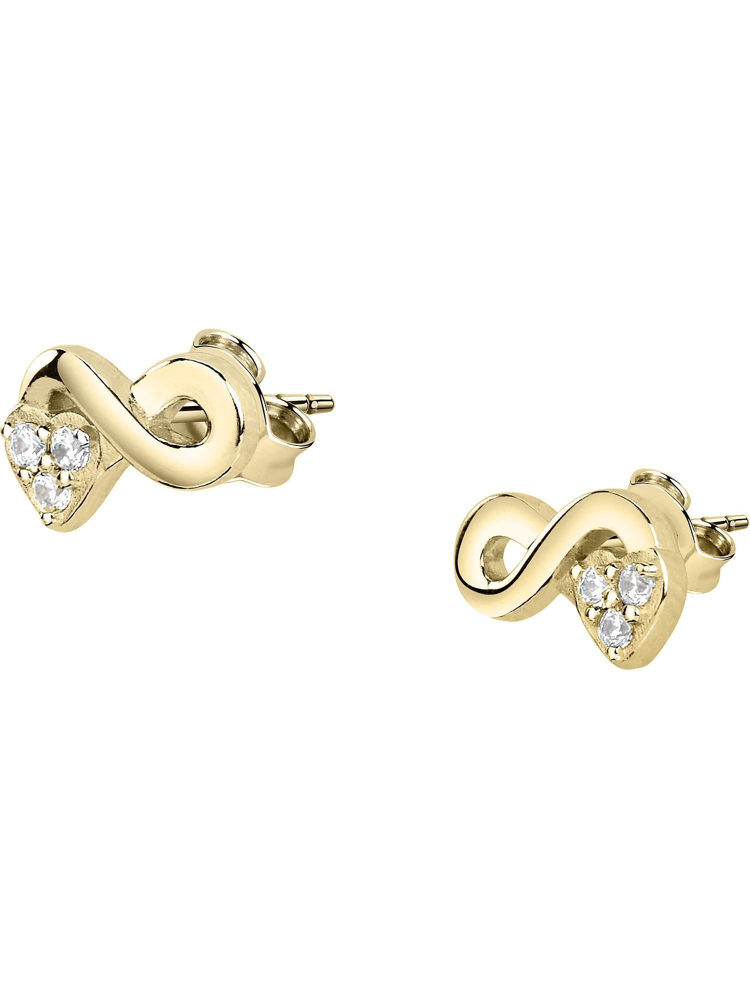 FAVS Paar Серьги-гвоздики FAVS Damen-Ohrstecker 925er Silber 6 Zirkonia