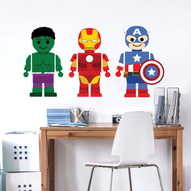 Wall-Art Wandtattoo Spielfigur Held Captain America (1 St)