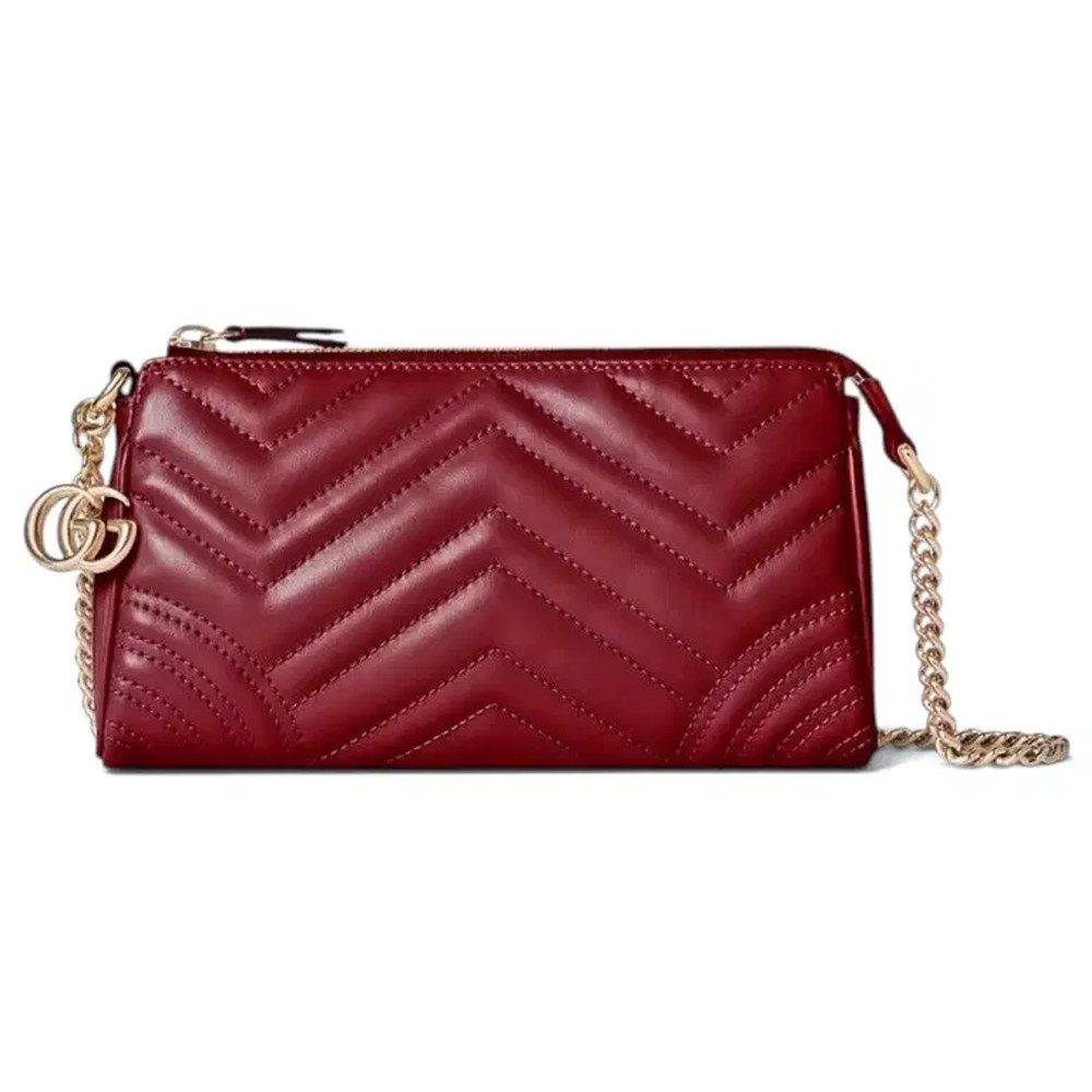 GUCCI Schultertasche Mini Bag Lion Trap GG Marmont