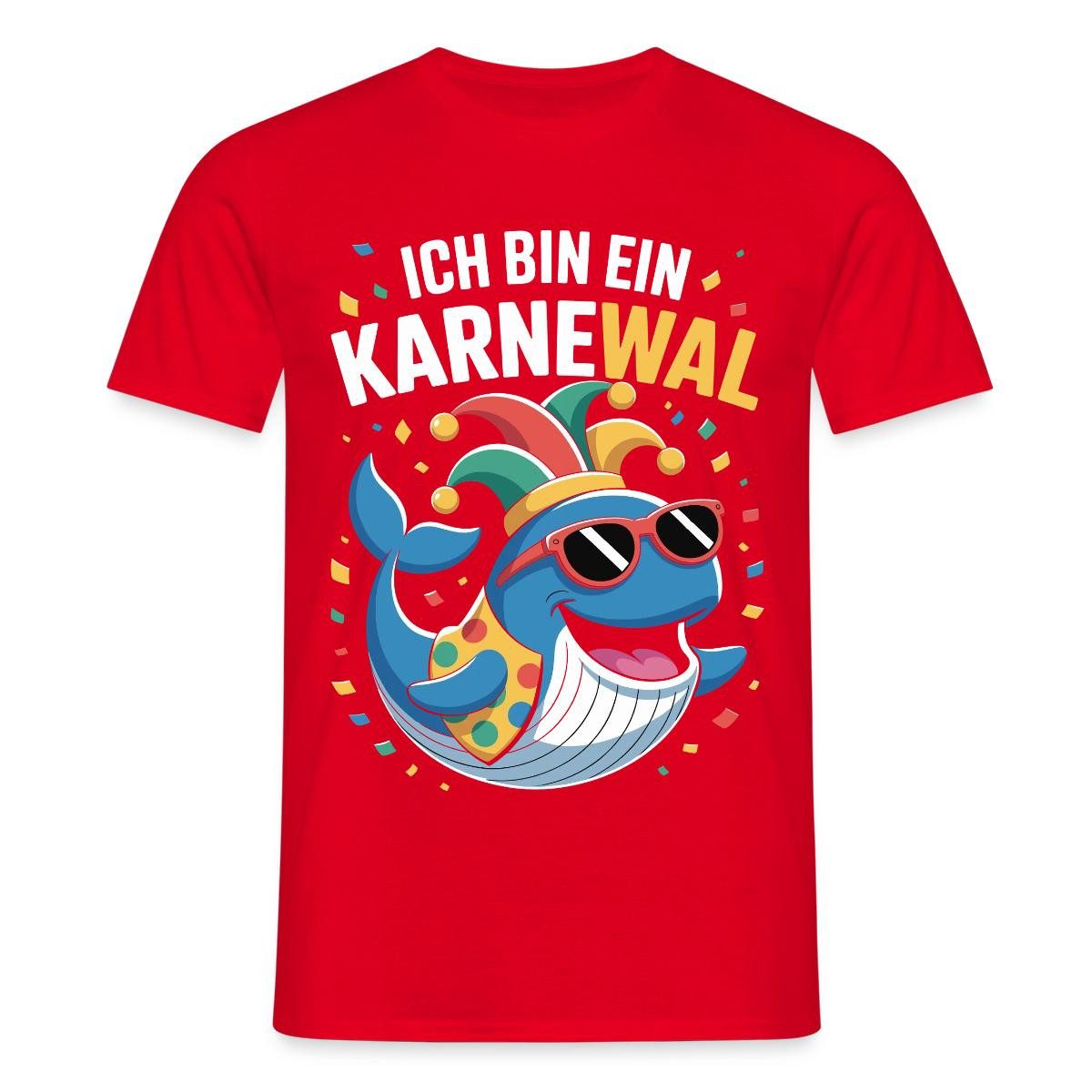 T-Shirt Ich Bin Ein Karnewal Kostüm Fasching Männer T-Shirt
