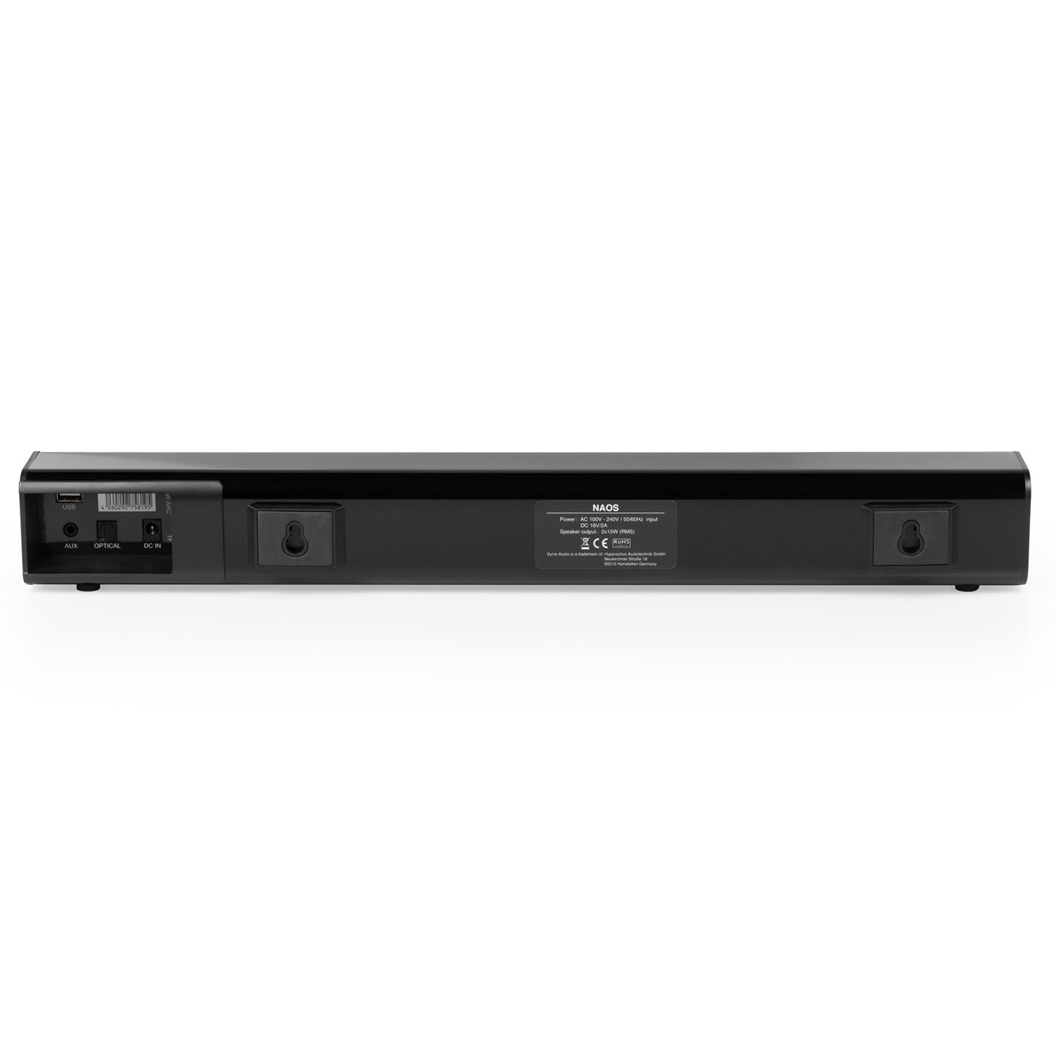 Vyrve Audio Vyrve Audio Naos Multimedia Soundbar Lautsprecher Soundbar (Bluetooth, 30 W)