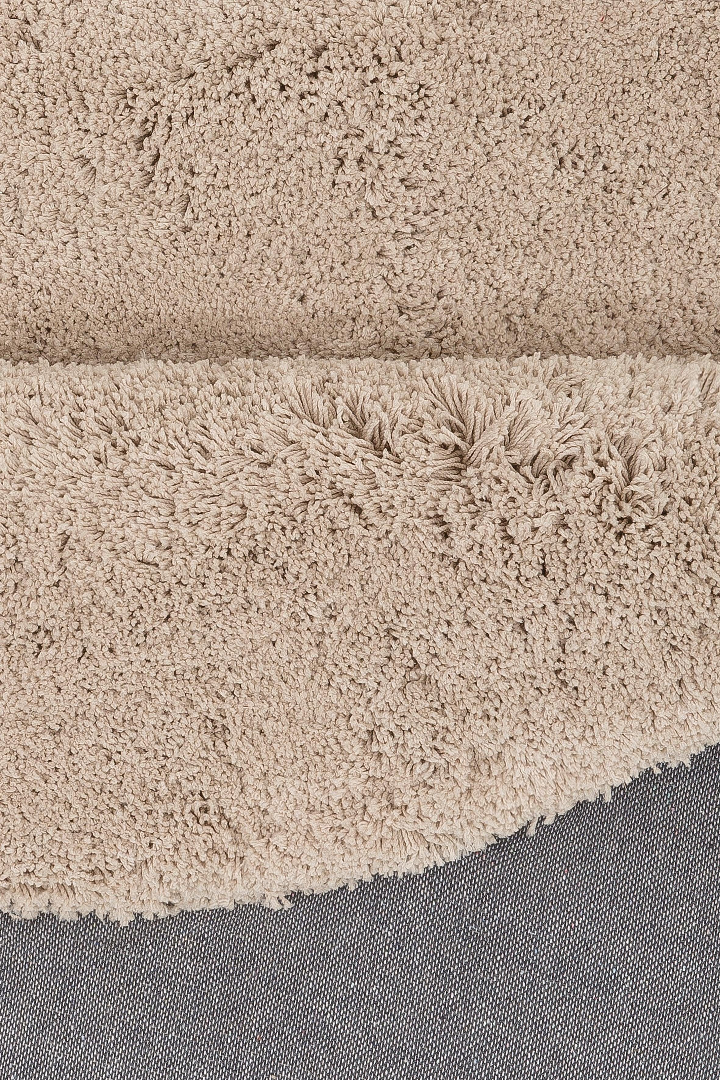 OTTO home Teppich Desner, Hochflor Teppiche, rund, Höhe: 35 mm, Mikrofaser, weich, flauschig, Wohnzimmer, Schlafzimmer, Kinderzimmer
